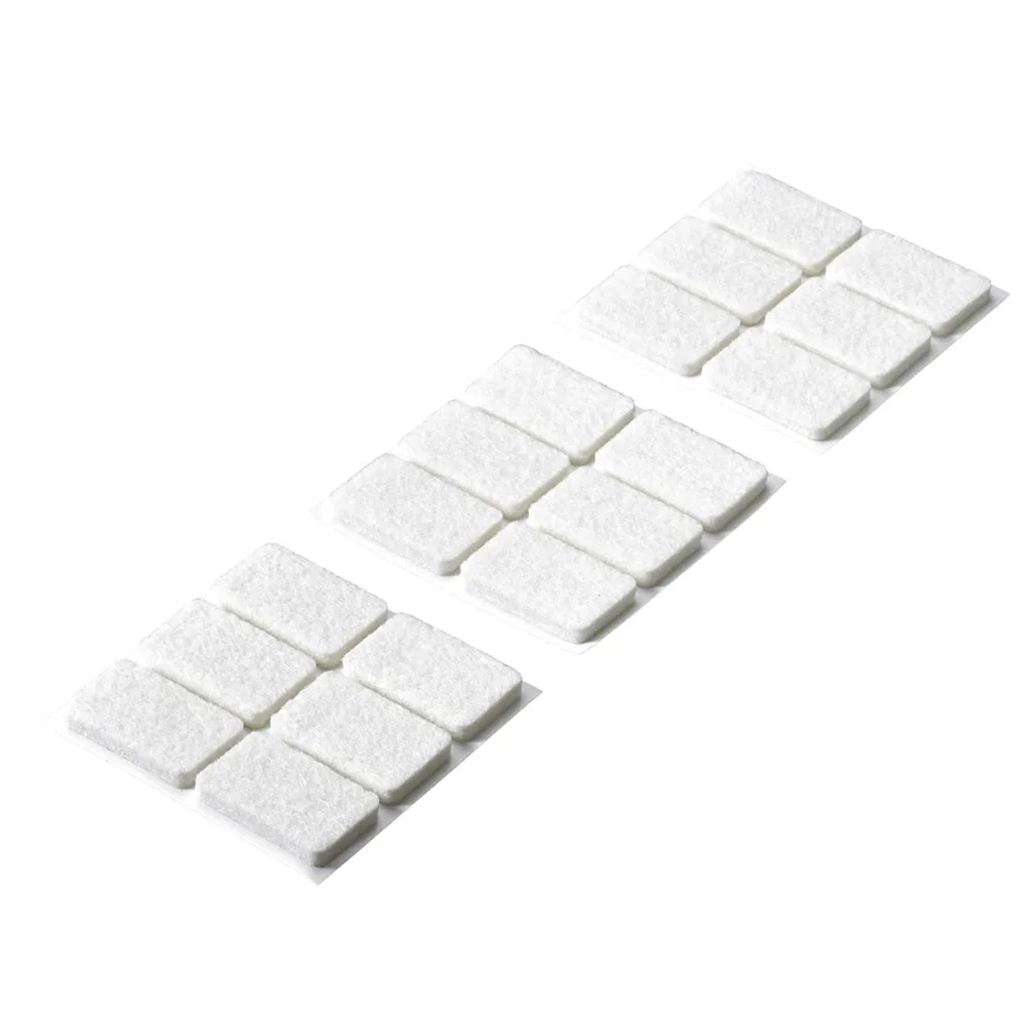 Hettich Podkładki filcowe białe 36x22mm 18szt