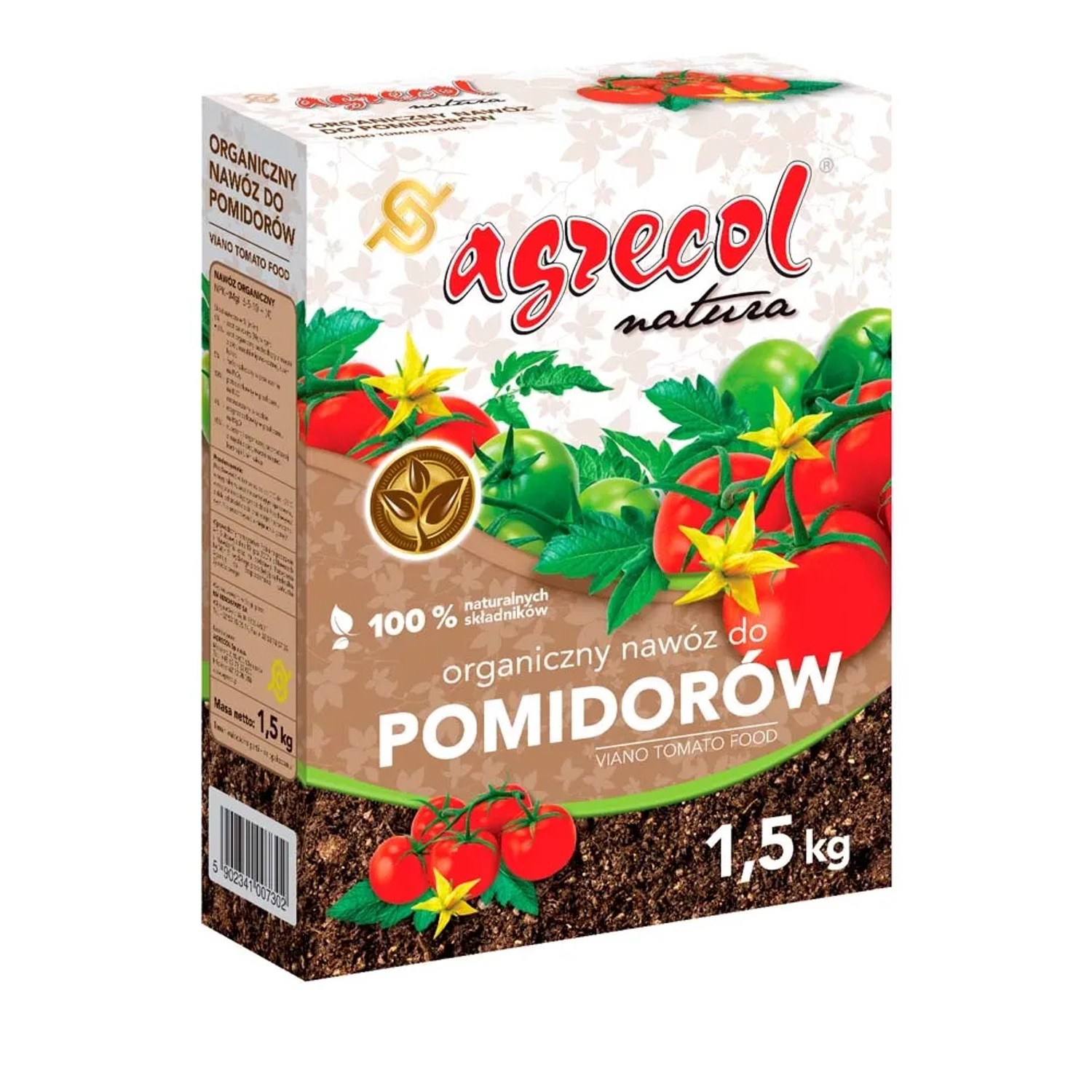 Agrecol Nawóz organiczny do pomidorów 1,5 kg.