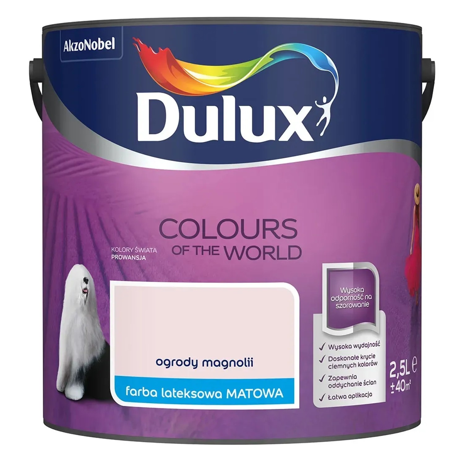 Farba Dulux Kolory Świata ogrody magnolii 2,5 l