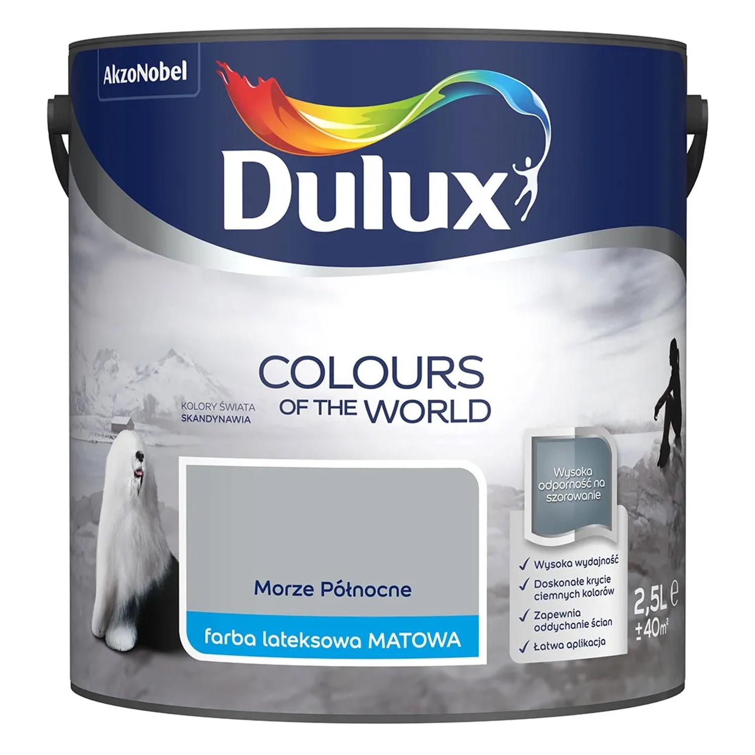 Farba Dulux Kolory Świata Morze Północne 2,5 l