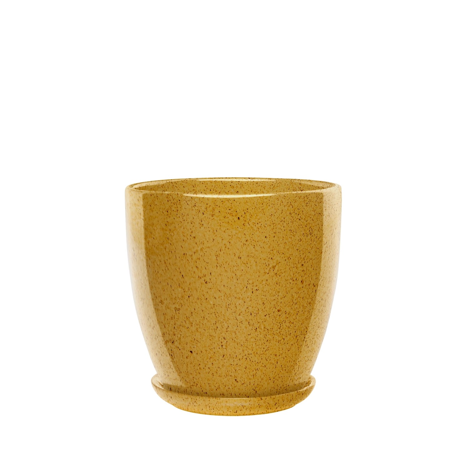 Donica z podstawką Sofia miodowa - 37 cm