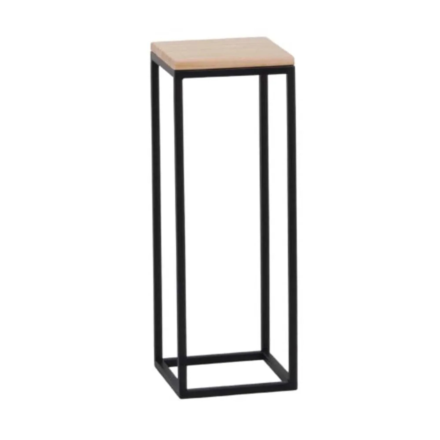 Kwietnik stojący Louren S czarny/drew. - 19 x 54 cm