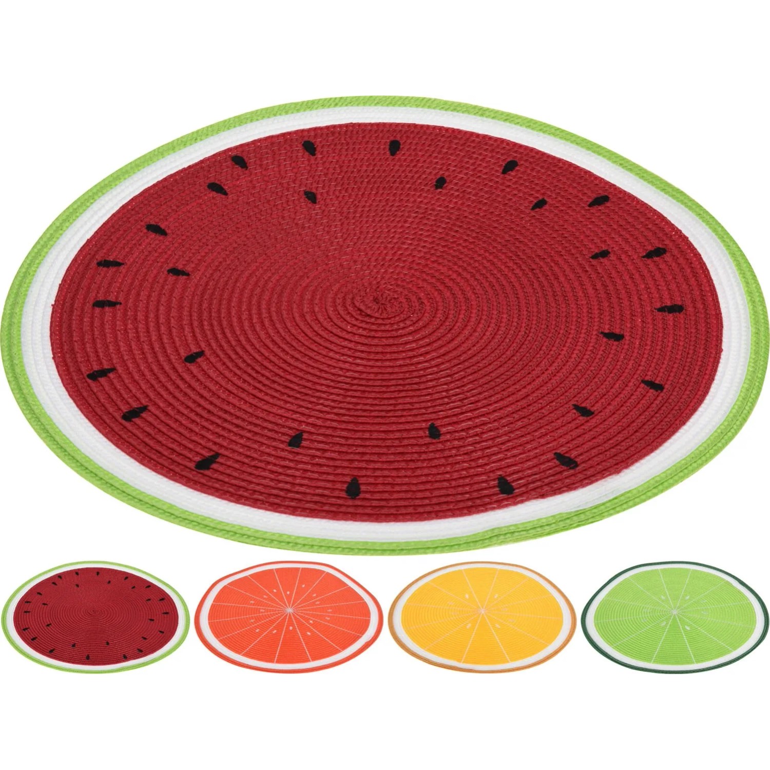 Podkładka dekoracyjna OWOCE, mix - śr. 38 cm