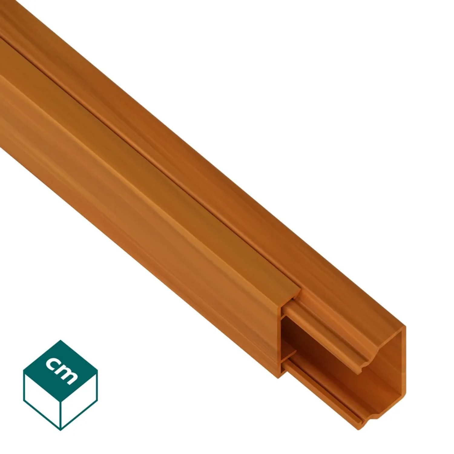 Kanał elektroinstalacyjny 2 m drewno jasne MKE 15/25