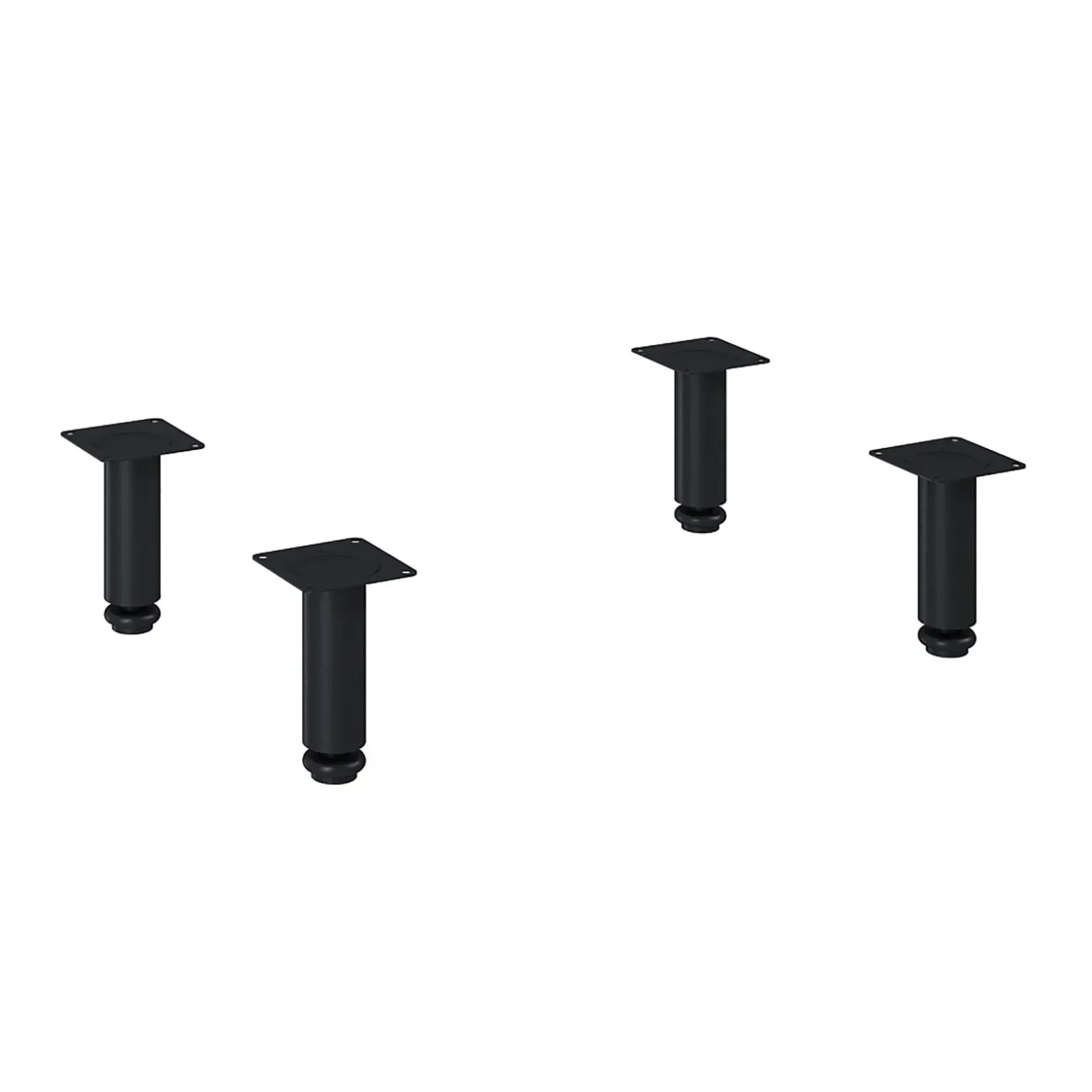 MAXIMUS Noga do szafki Eve 4 szt. czarna