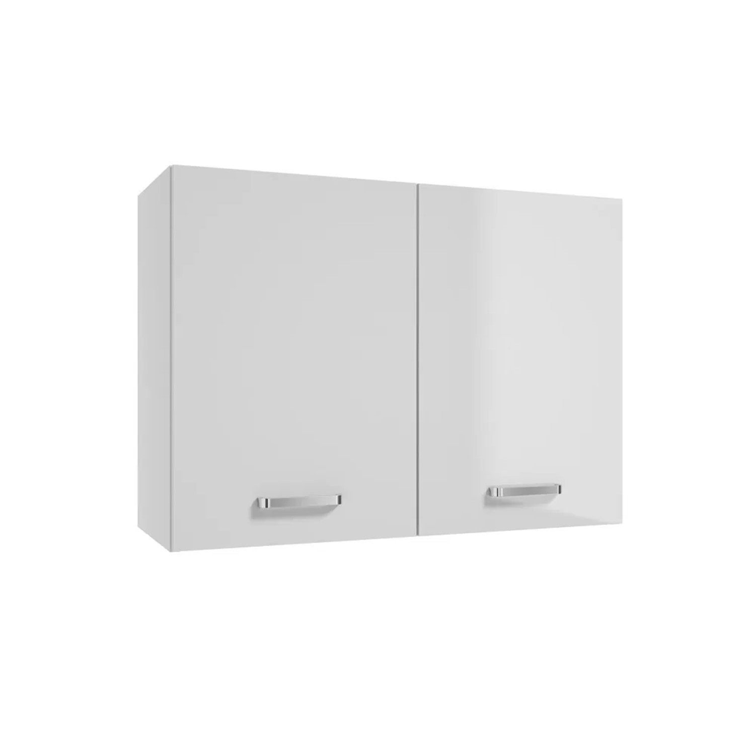 Defra Szafka kuchenna górna NAPOLI biel/chrom 80 cm