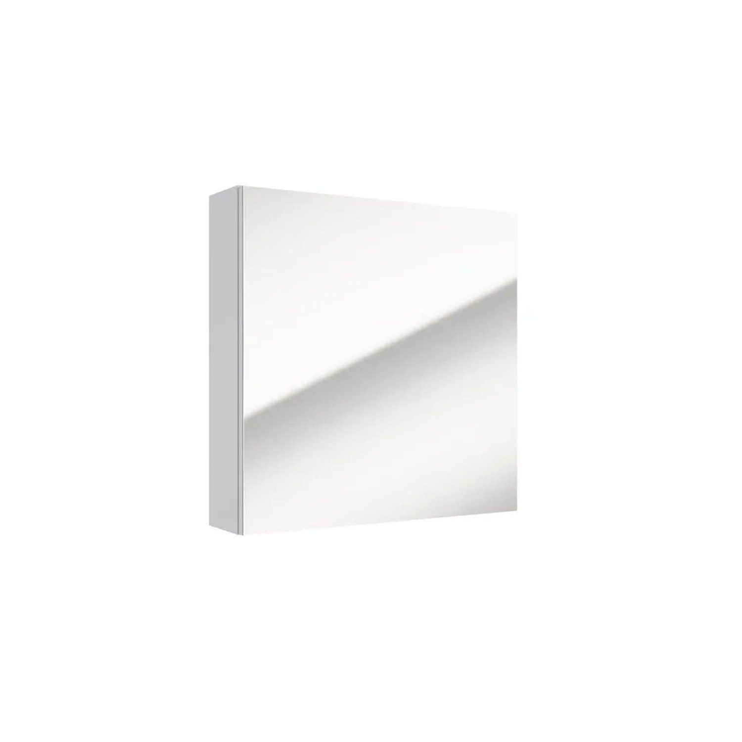 Defra Szafka Metro 1-drzwiowa z lustrem biała 60x15cm