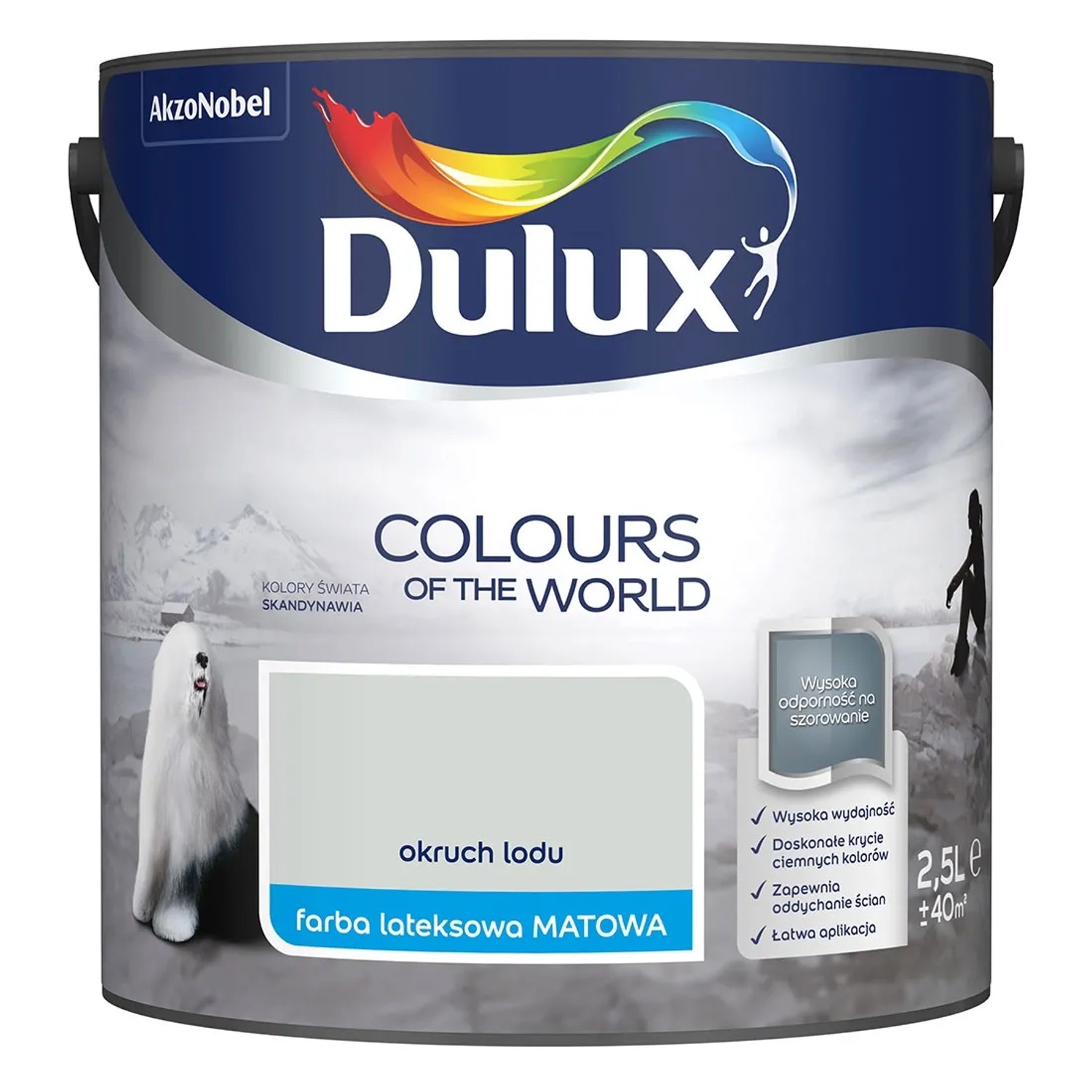 Farba Dulux Kolory Świata okruch lodu 2,5 l