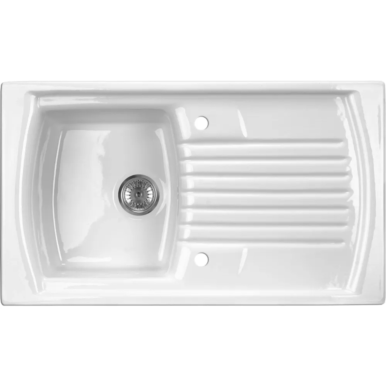 Zlewozmywak Lusitano 1-kom. biały 86x50 cm