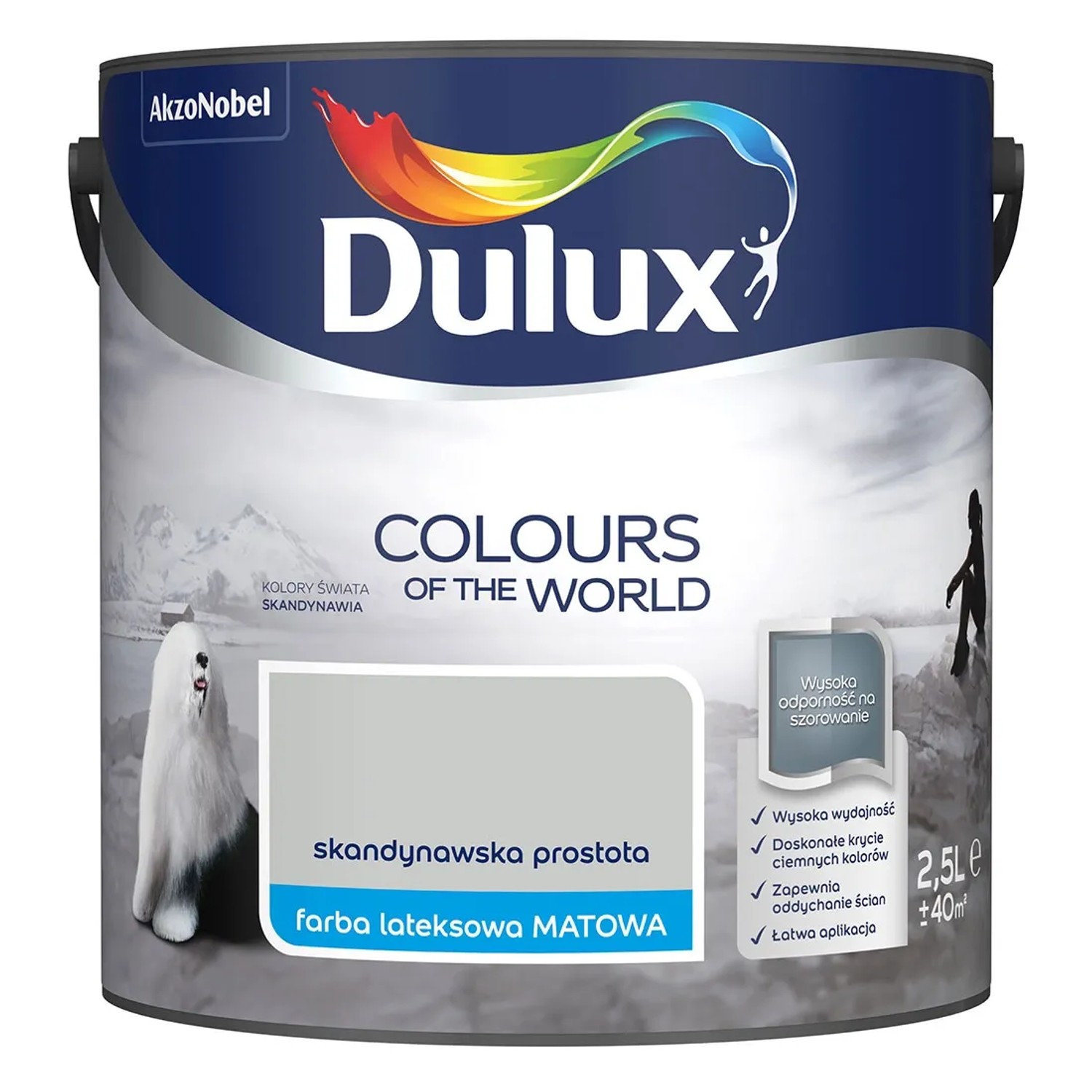 Farba Dulux Kolory Świata skandynawska prostota 2,5 l