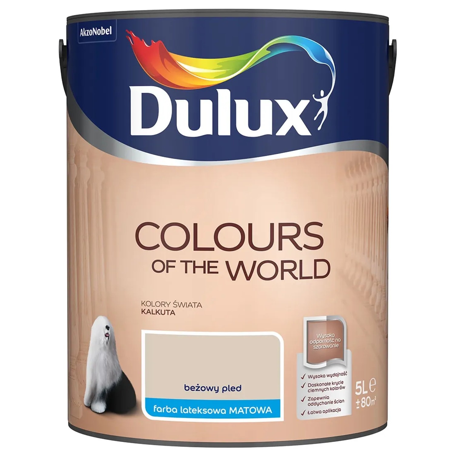 Farba Dulux Kolory Świata beżowy pled 5 l