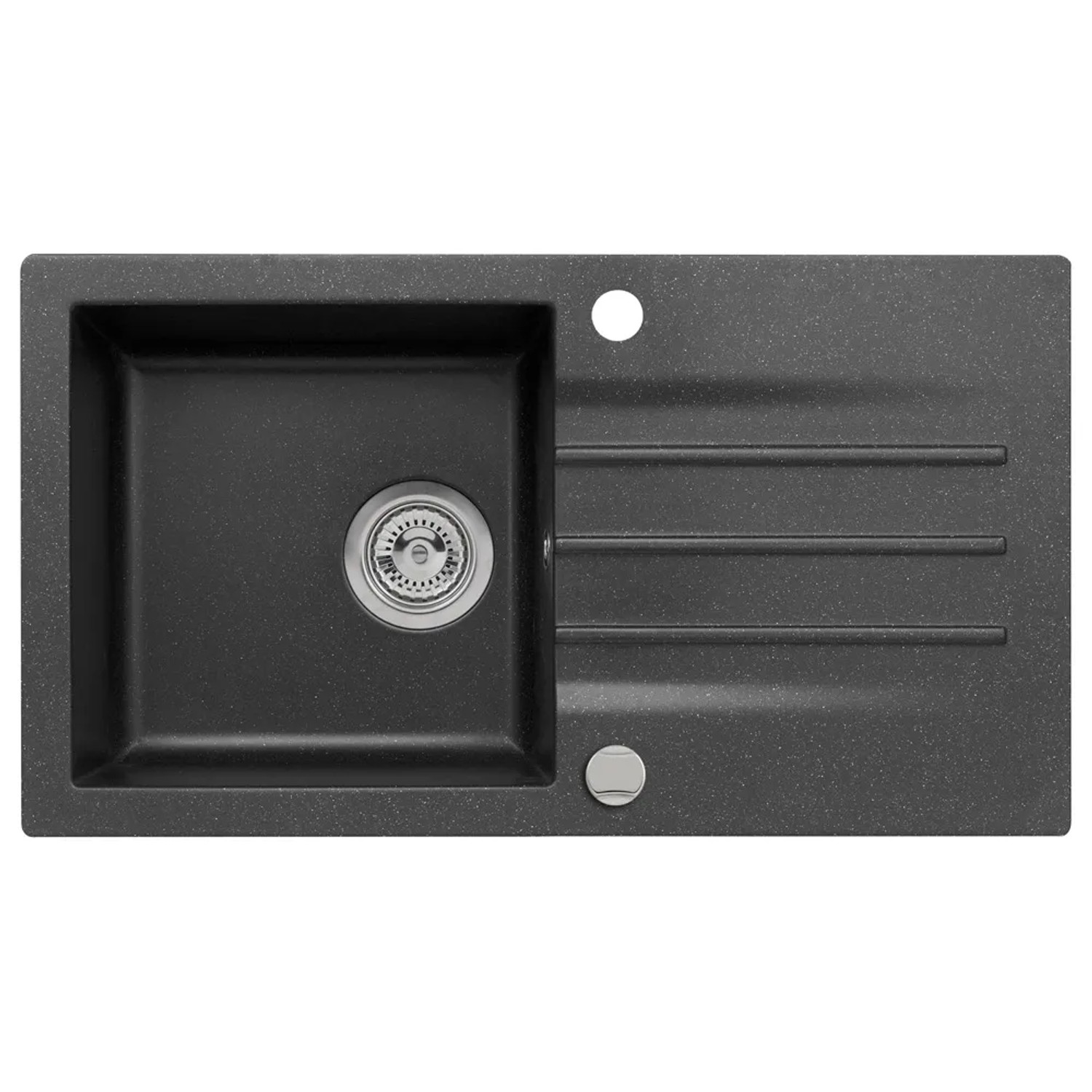 Zlewozmywak Mojito 4 1-kom. czarny 78x43 cm