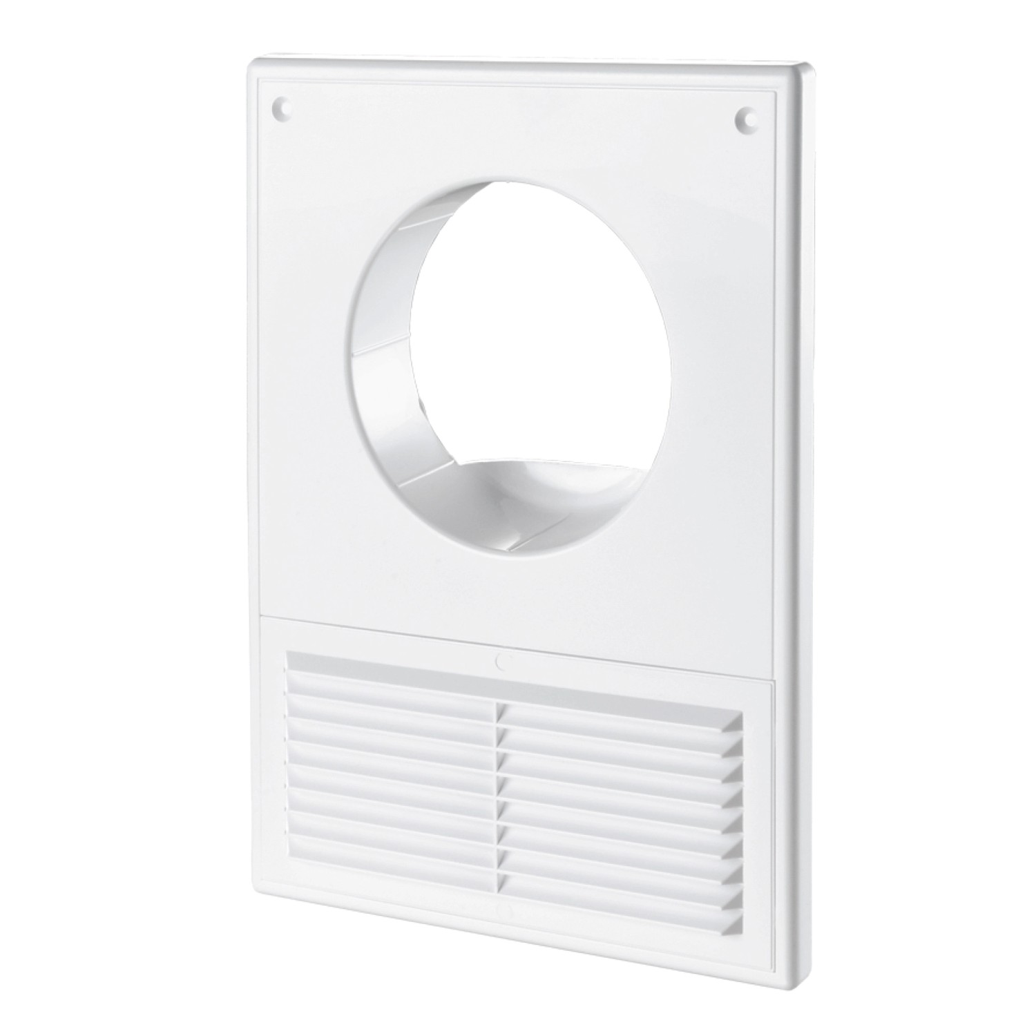 Vents kratka wentylacyjna śr. 100 mm z podłączeniem okapu biała