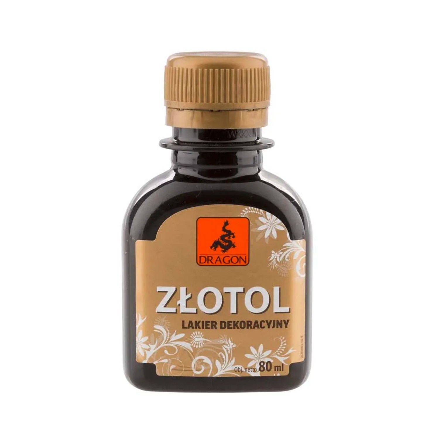 Lakier dekoracyjny Dragon Złotol 80 ml