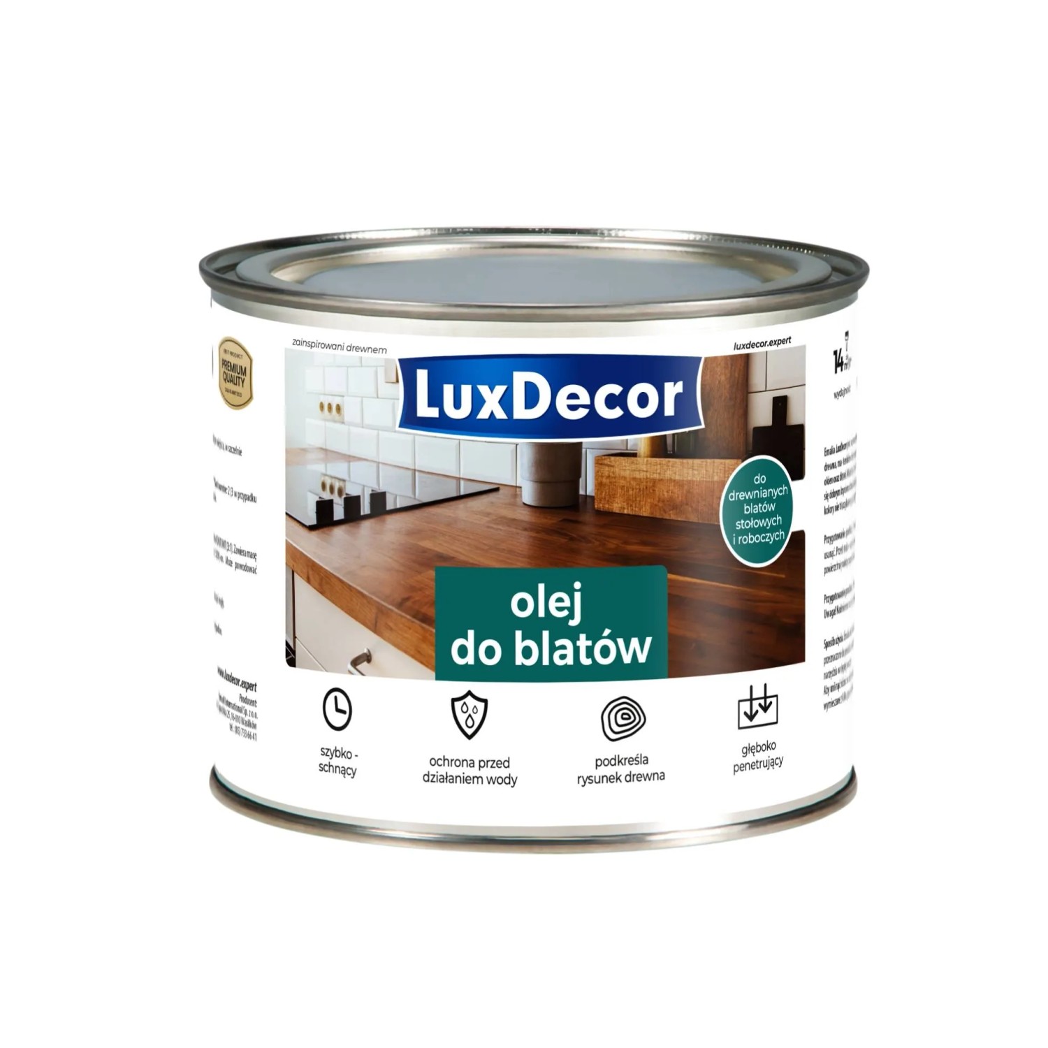 LuxDecor Olej do blatów bezbarwny 0,5L