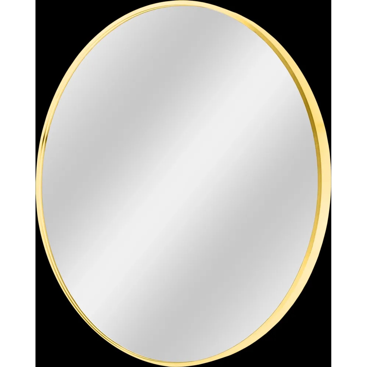 Lustro Nico złote okrągłe 60x60