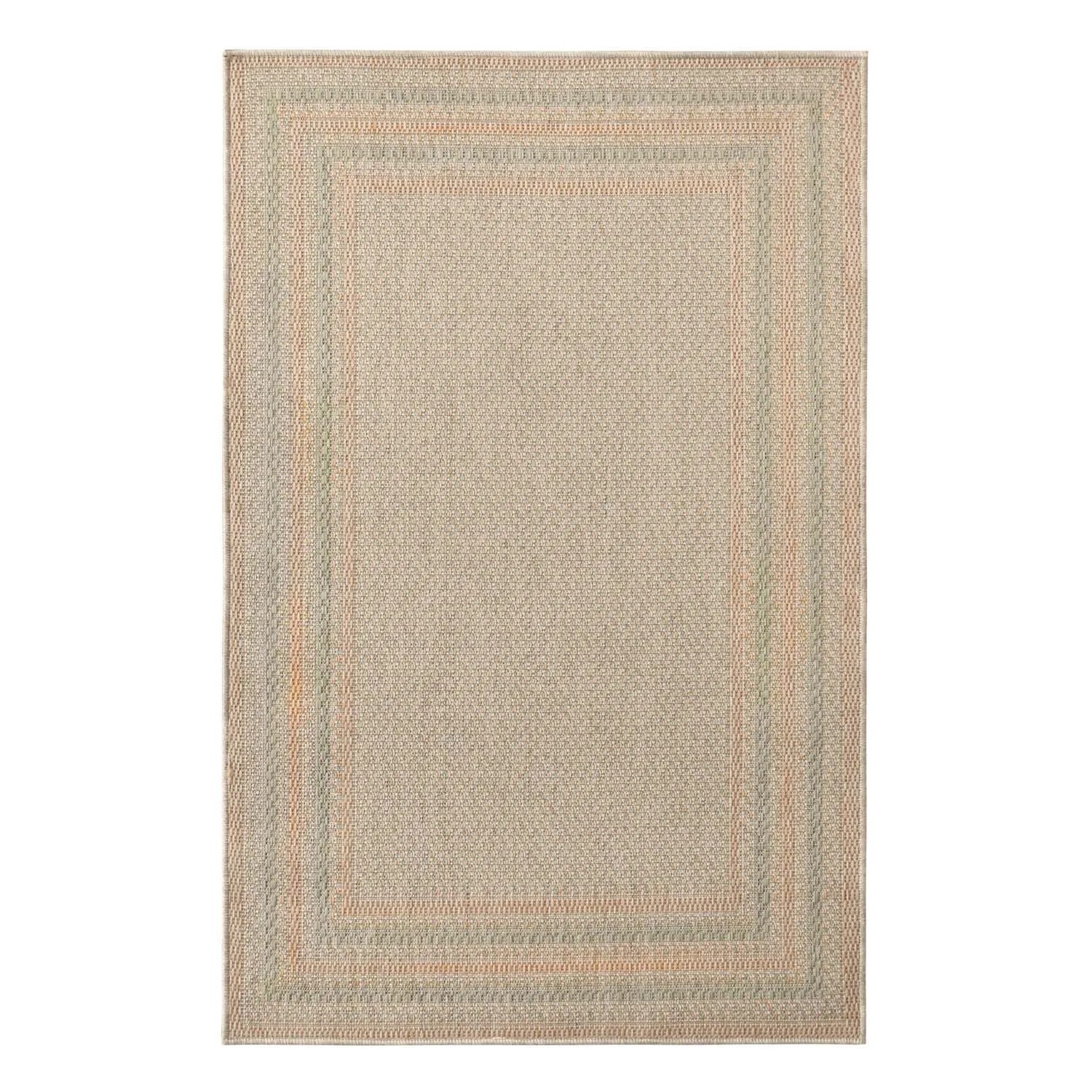 Indavo Dywan zewnętrzny PALOMA 60 x 100 cm ramka zielona