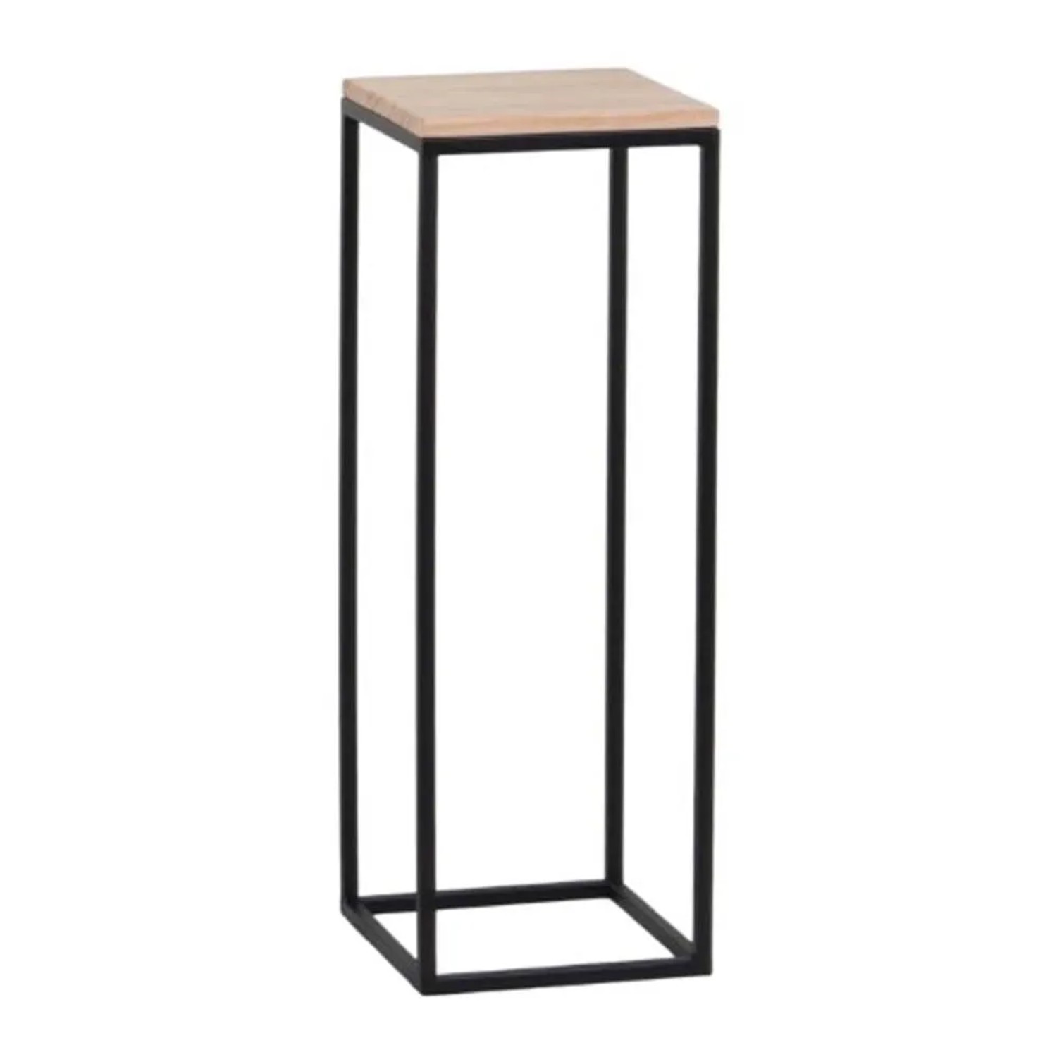 Kwietnik stojący Louren M czarny/drew. - 23 x 67 cm