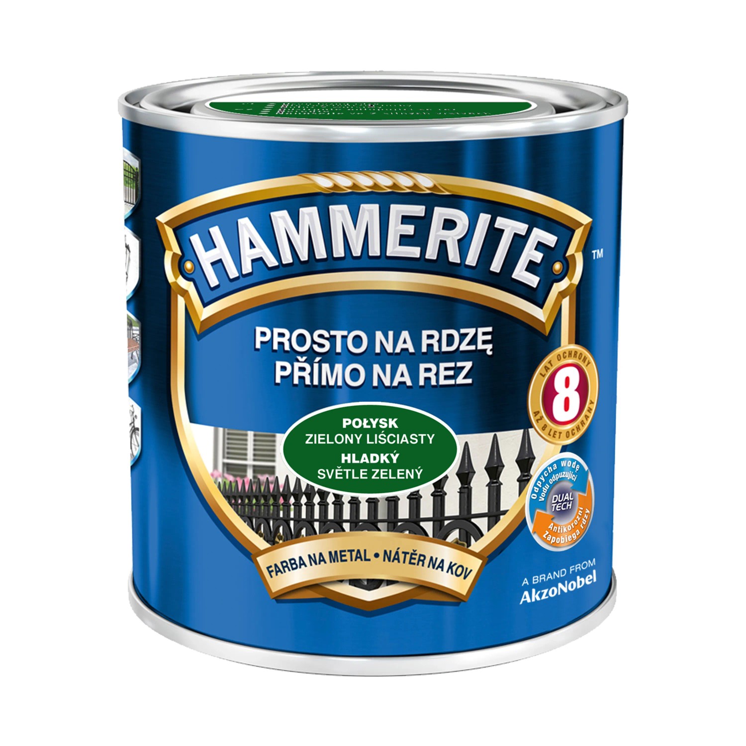 Hammerite Emalia antykorozyjna zieleń liściasta połysk 700 ml