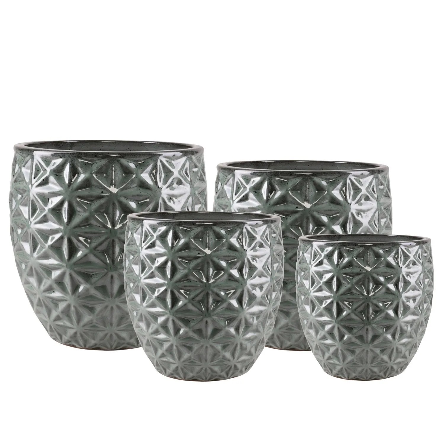 Donice Palermo Jade komplet 4 szt.