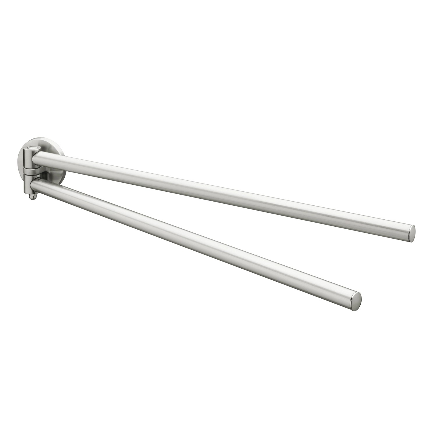 Bisk Wieszak 2-ramienny Virginia satyna / nikiel