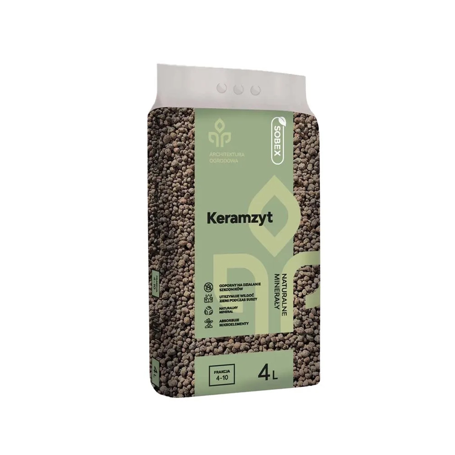 Sobex Keramzyt ogrodniczy frakcja 4-10 mm - 4 l