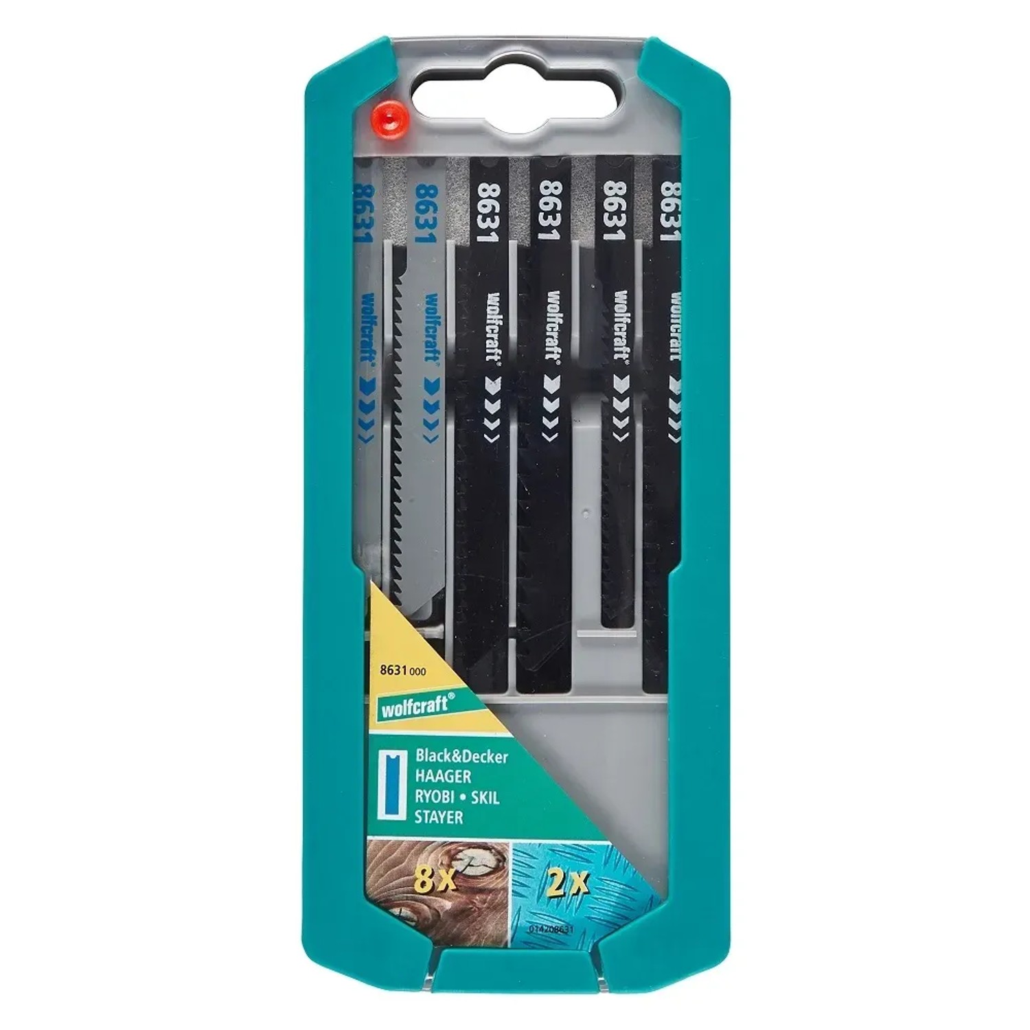 Wolfcraft Zestaw brzeszczotów do drewna 10 szt.