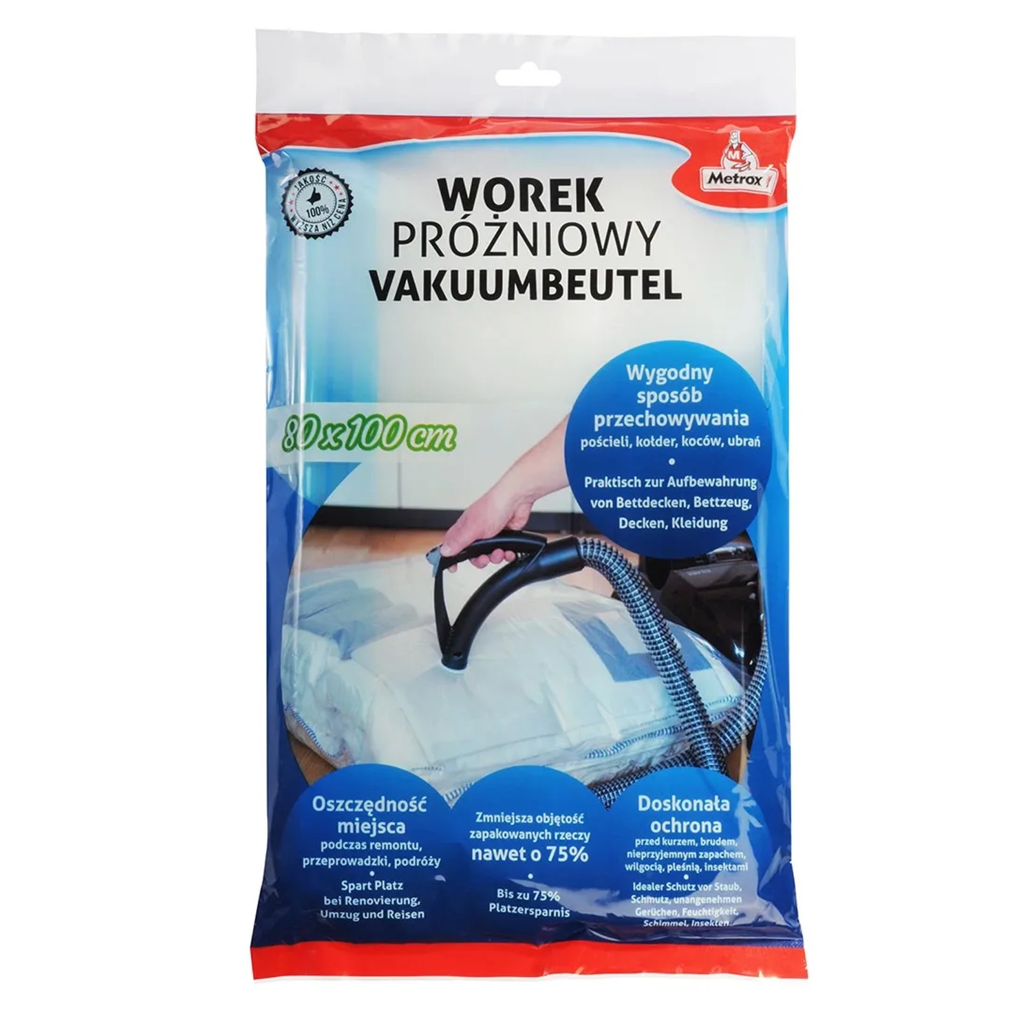 Worek próżniowy 80 cm x 100 cm