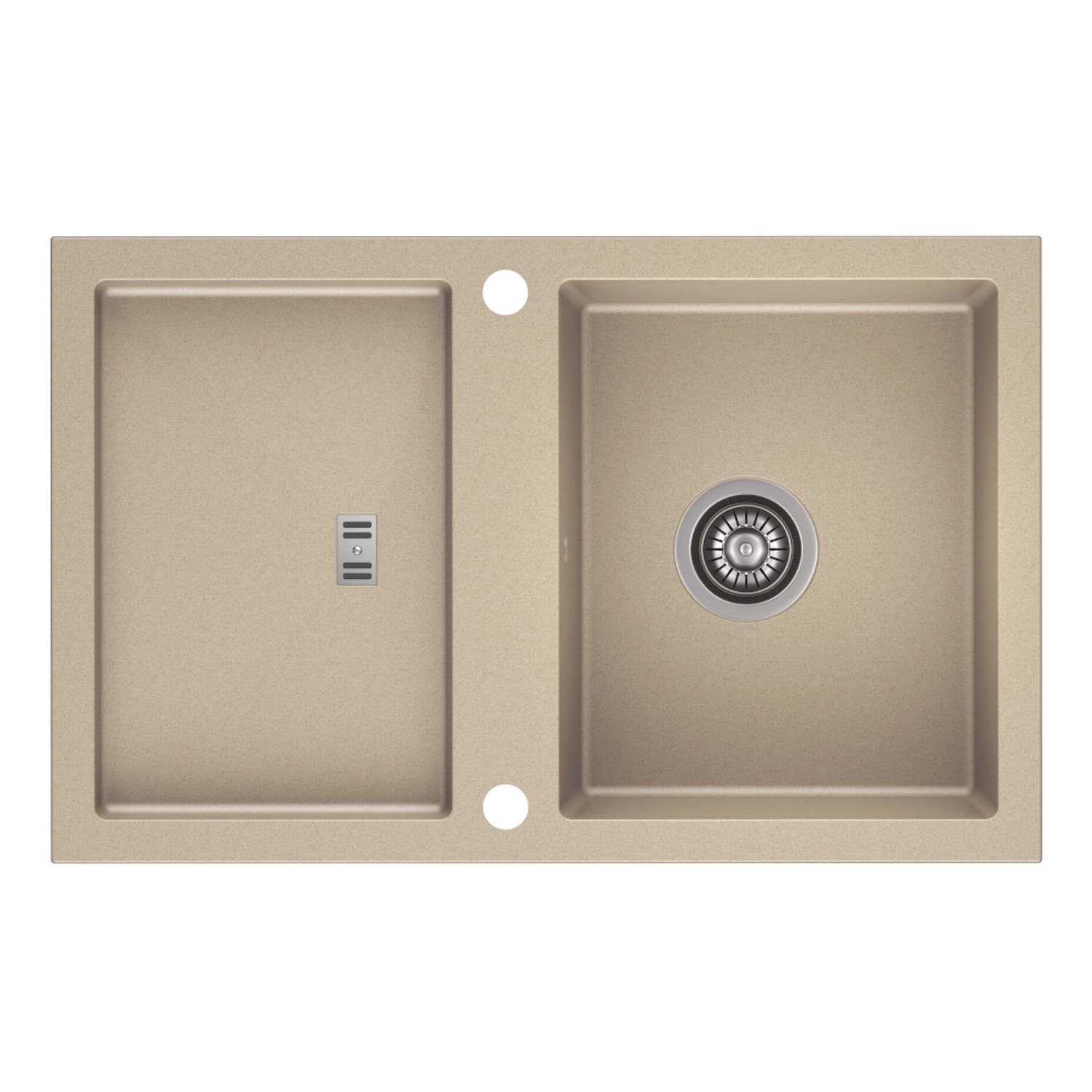 Zlewozmywak Slide 4 1-kom. beż 79x50 cm