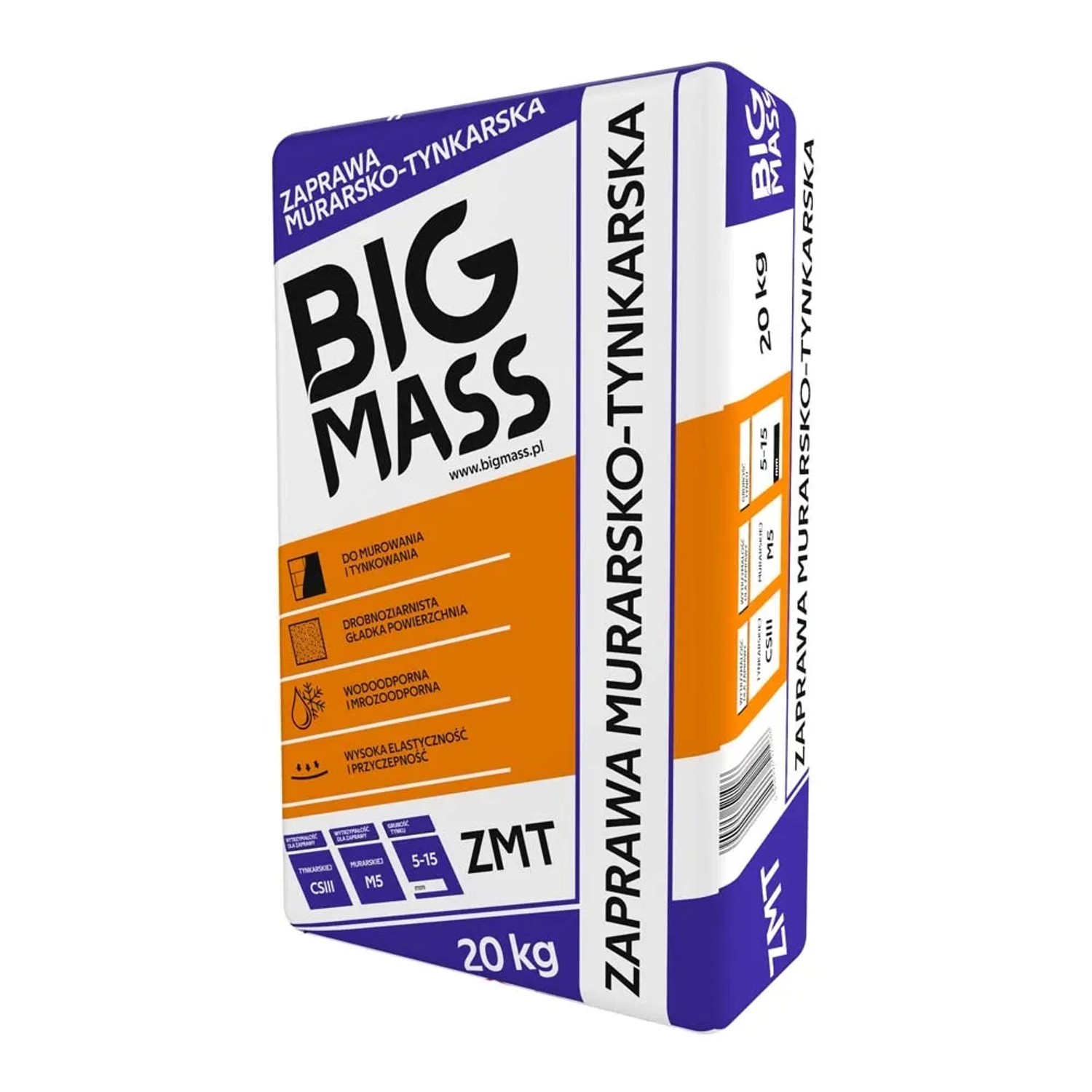 MJG Big Mass Zaprawa murarsko-tynkarska 20 kg