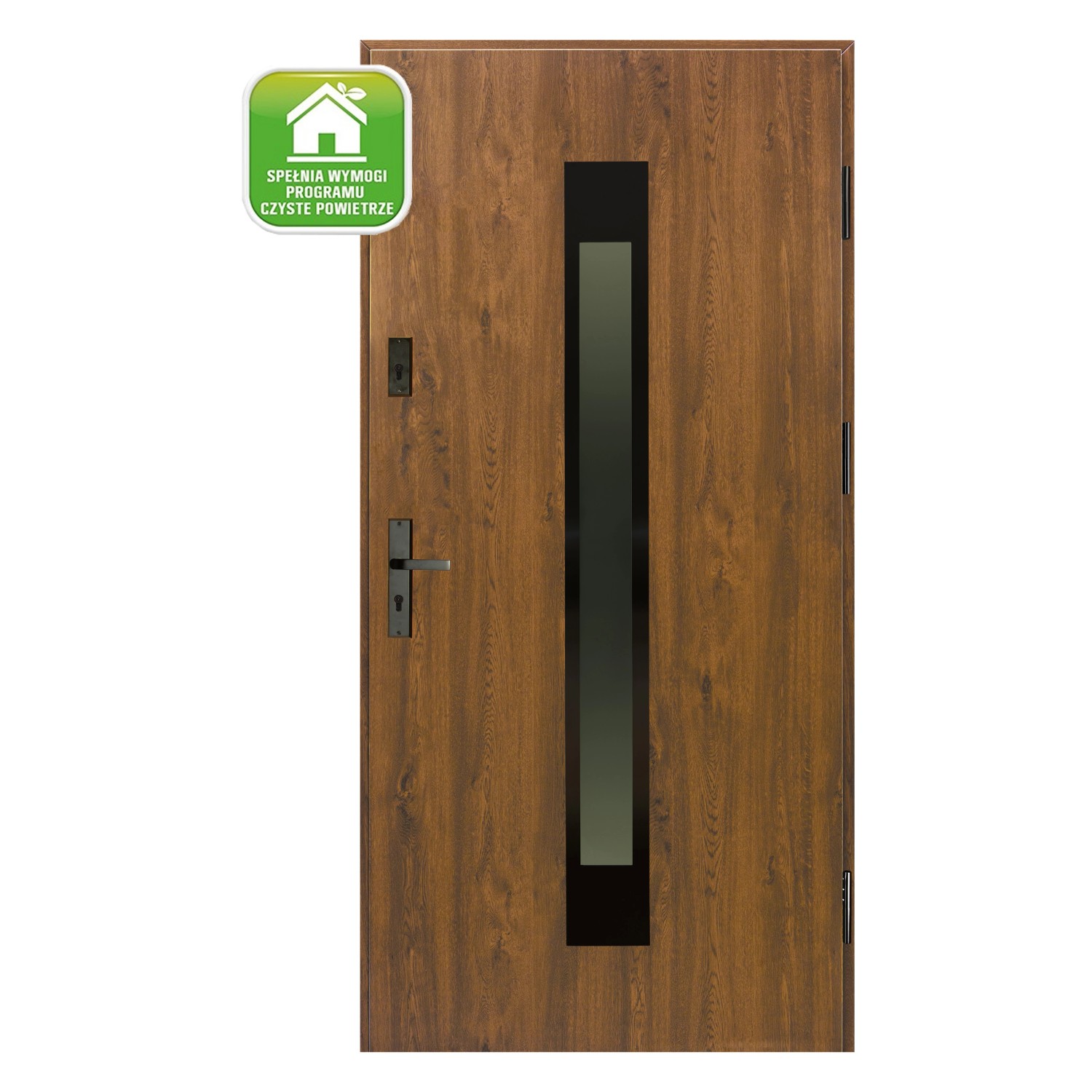 Splendoor Drzwi zewnętrzne Satis Orzech 90P