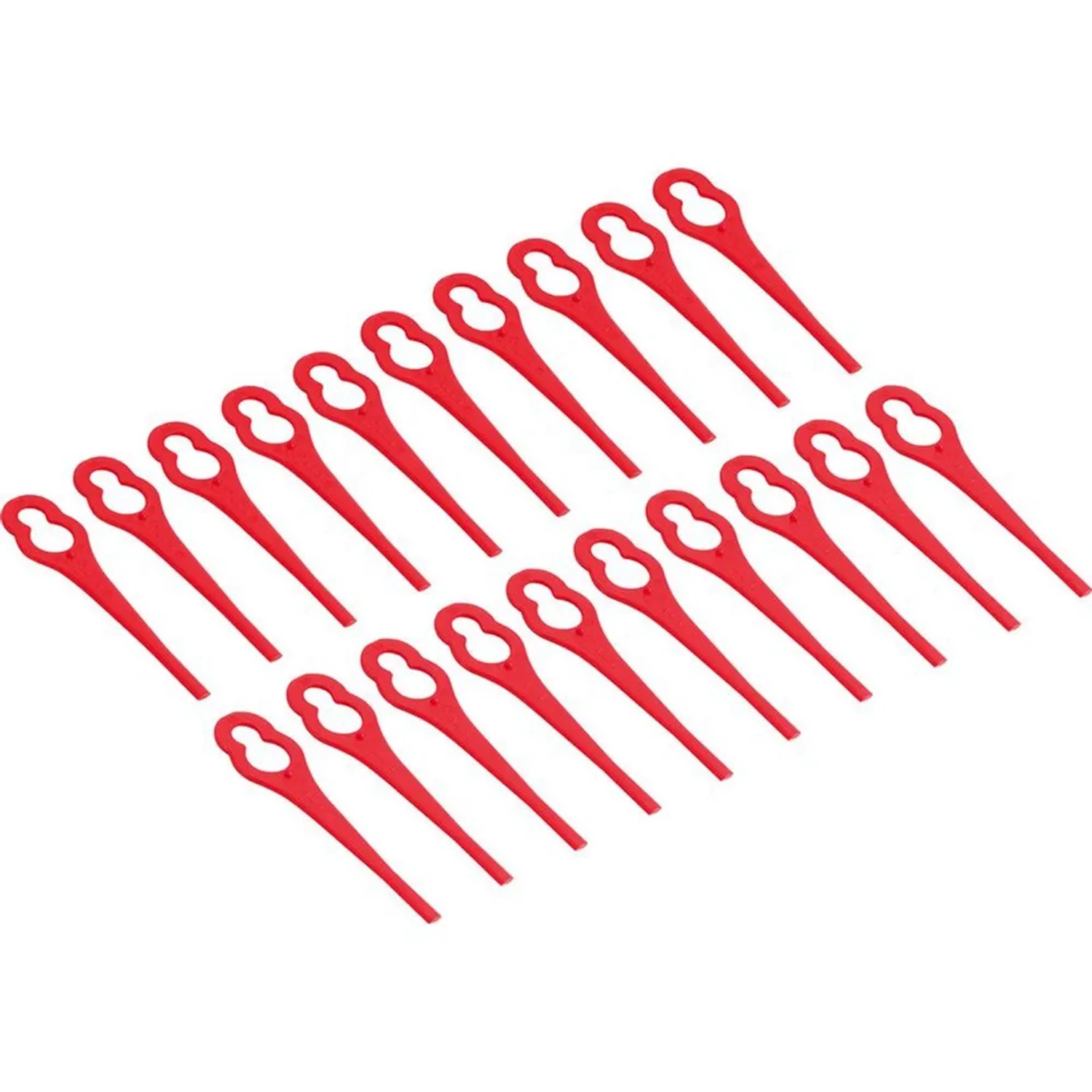 LUX-TOOLS Zestaw plastikowych nożyków do podkaszarki 24 cm 26 szt.