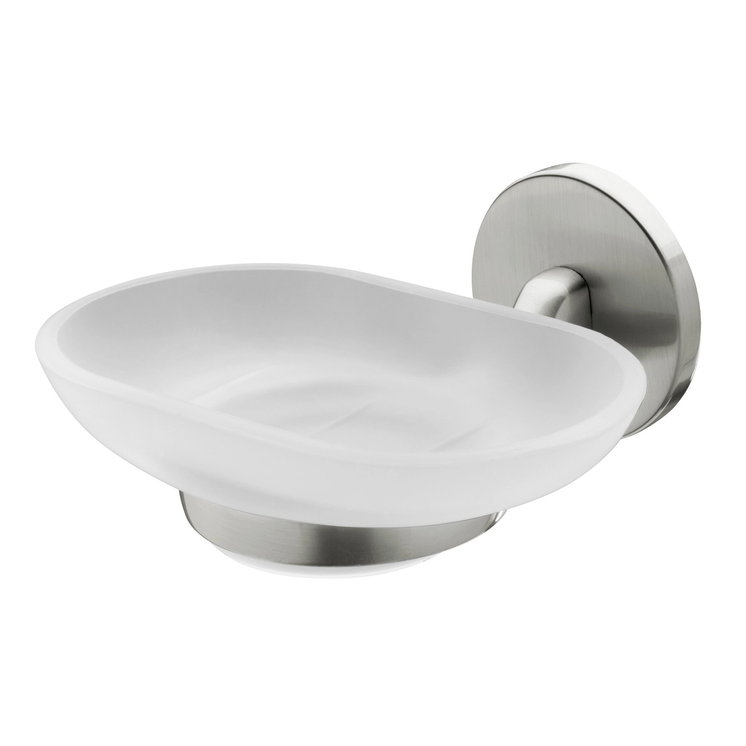 Bisk Mydelniczka Virginia z uchwytem satyna / nikiel