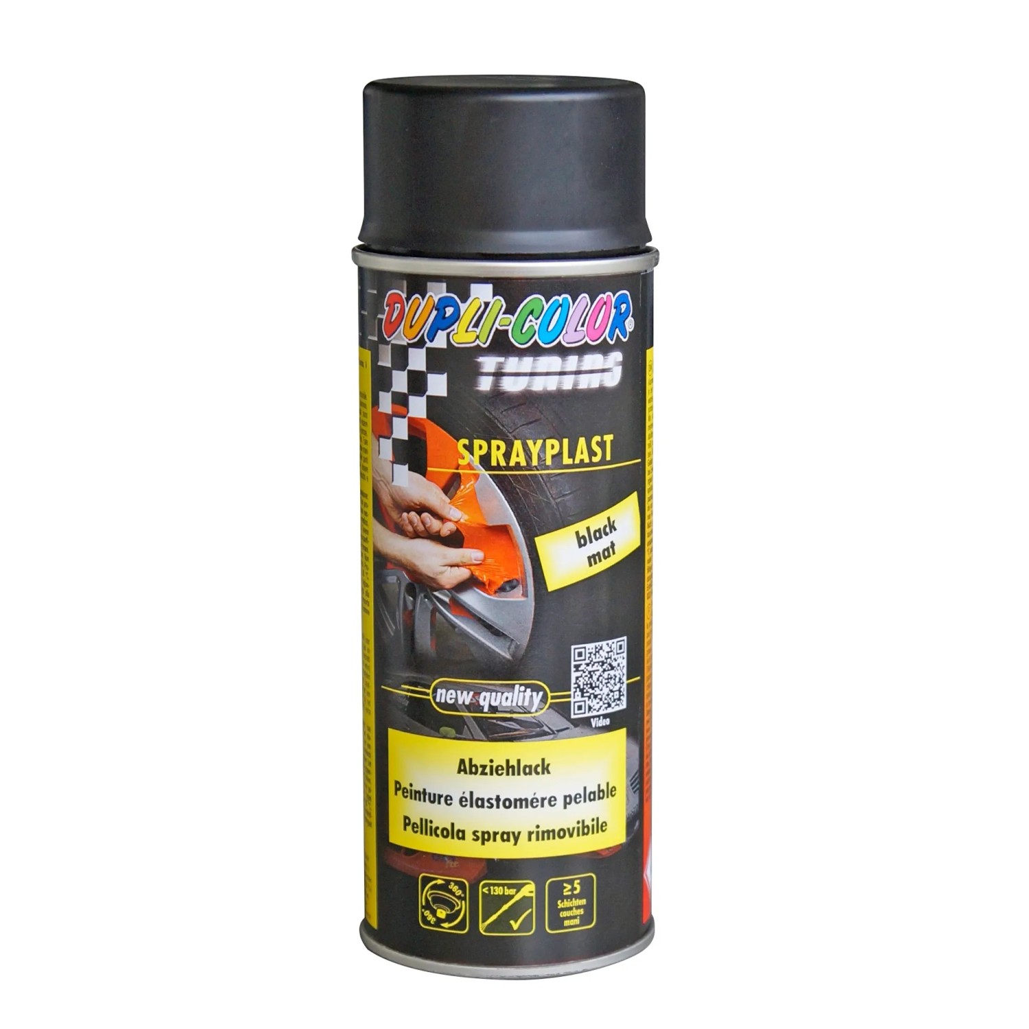 Dupli-Color FoliaSpray Sprayplast czarny mat 400ml