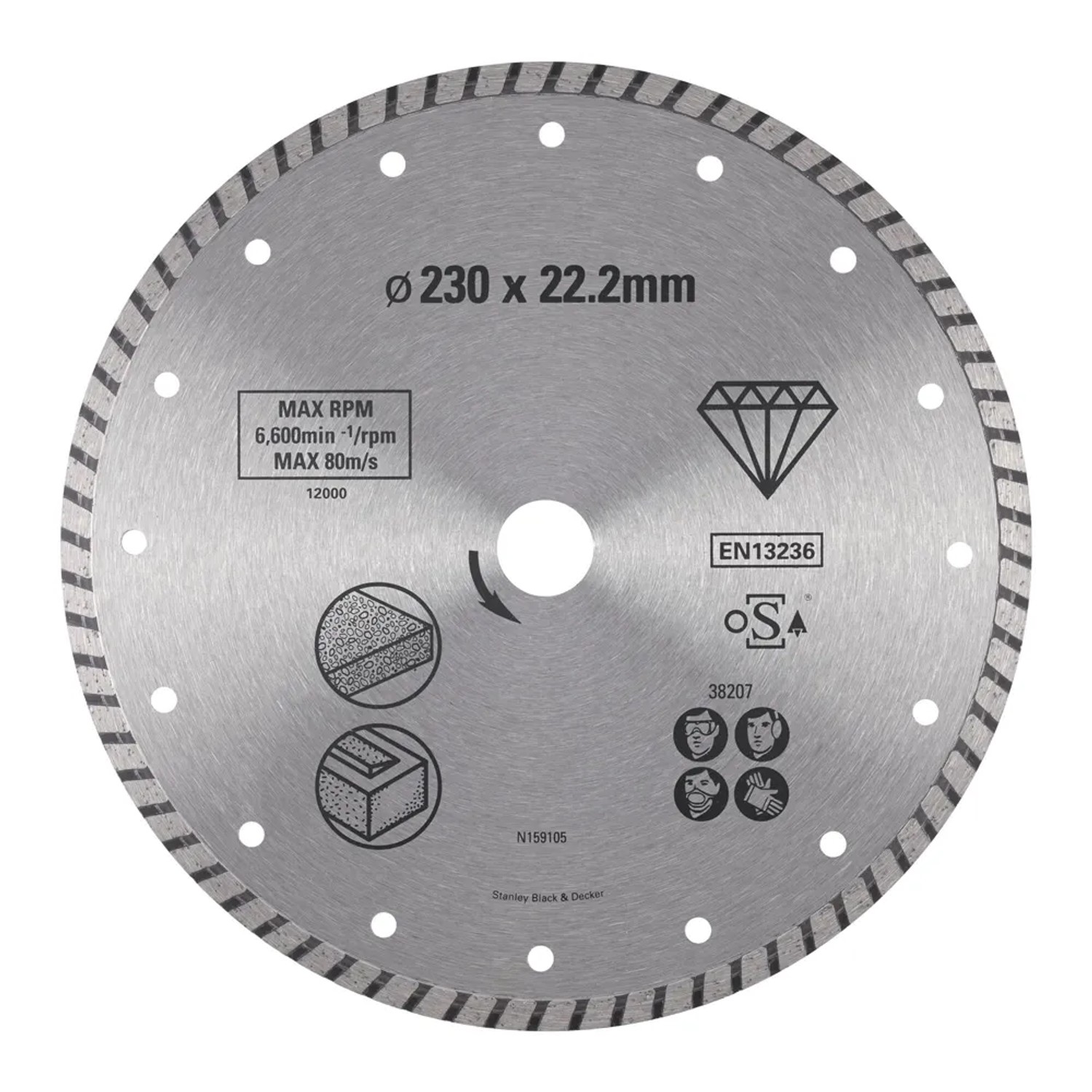 Stanley Tarcza diamentowa do betonu 230 mm