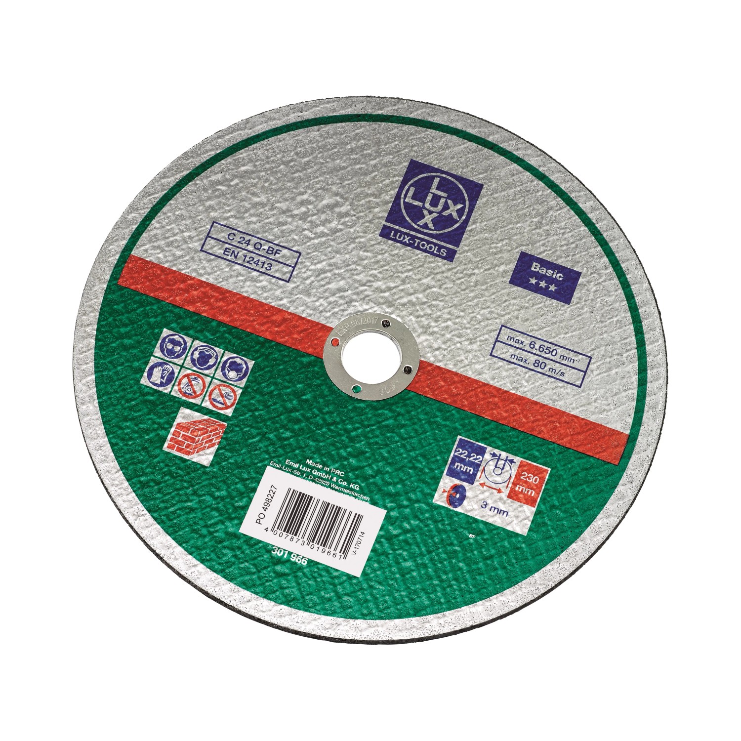 LUX-TOOLS Tarcza do cięcia kamienia śr. 230 mm grubość 3 mm