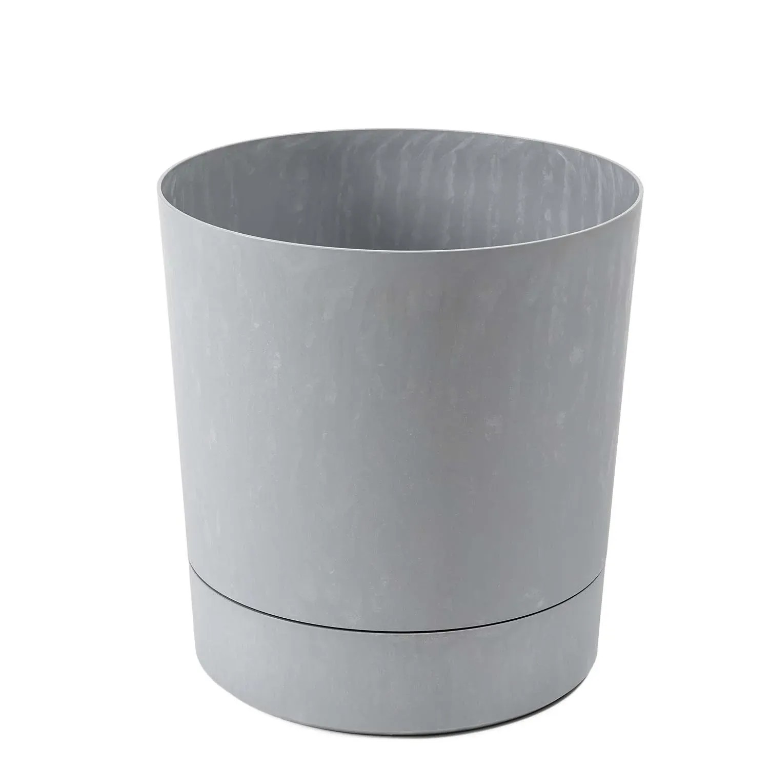 Doniczka Aura szara beton recycled - śr. 11 cm