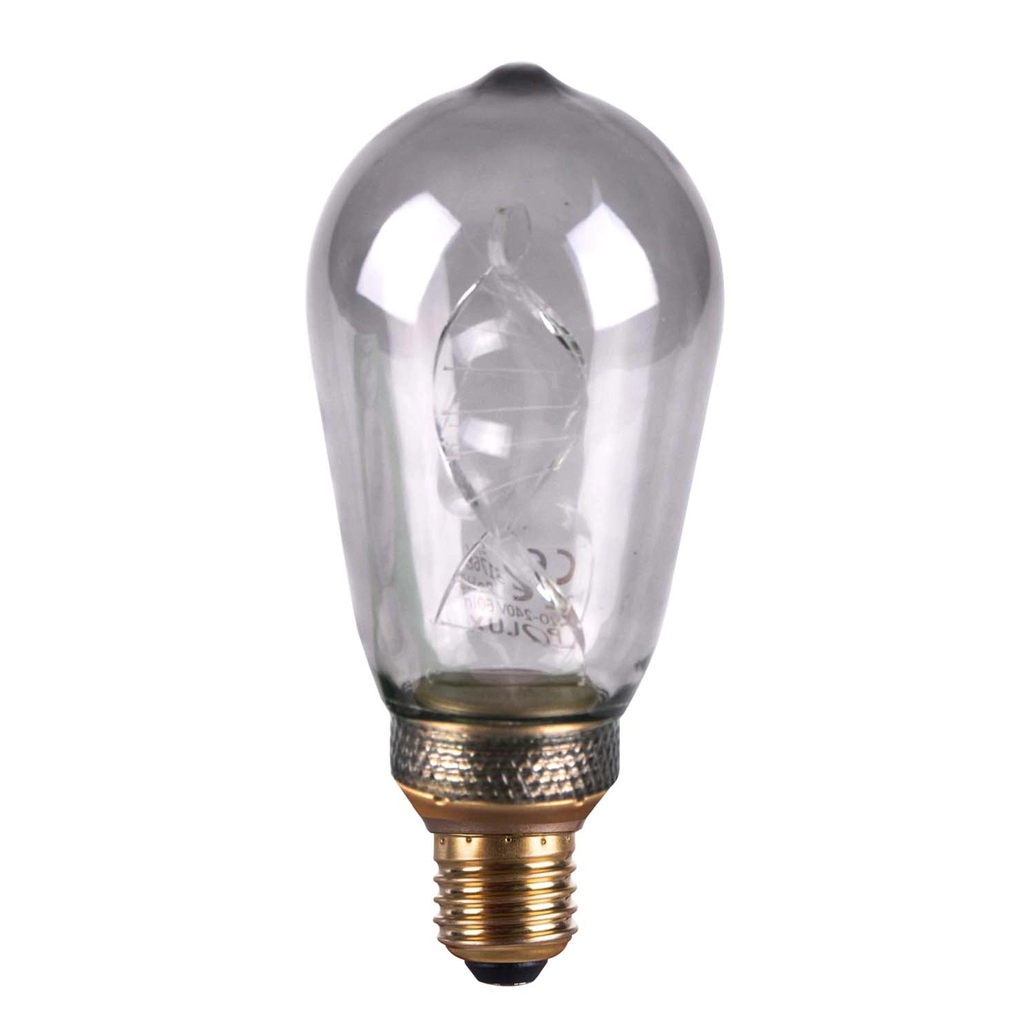 Goldlux Żarówka DECO VINTAGE LED SMOKE ST64 E27 3,5W 1800K 60lm