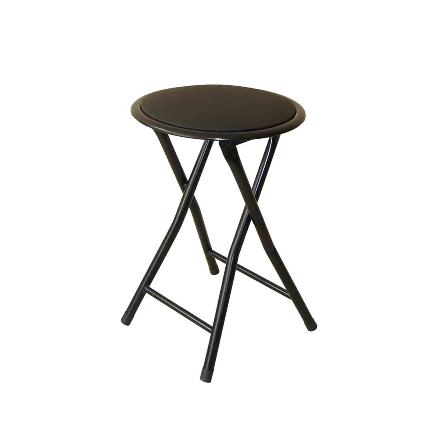 Dajar Taboret składany PVC 30 cm x 30 cm x 45 cm czarny