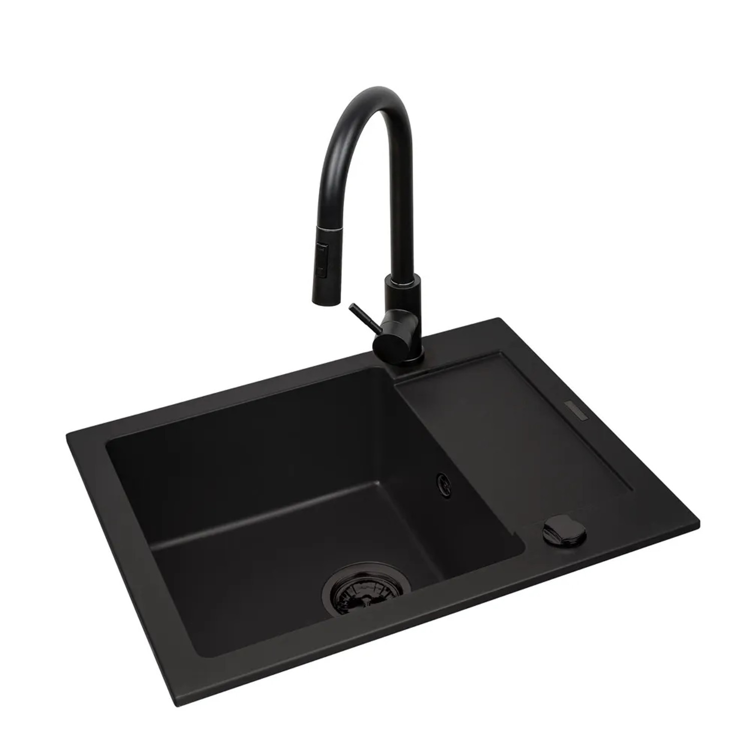 Pyramis Zlewozmywak Mido BE z baterią 1-kom. volcano 62x50 cm