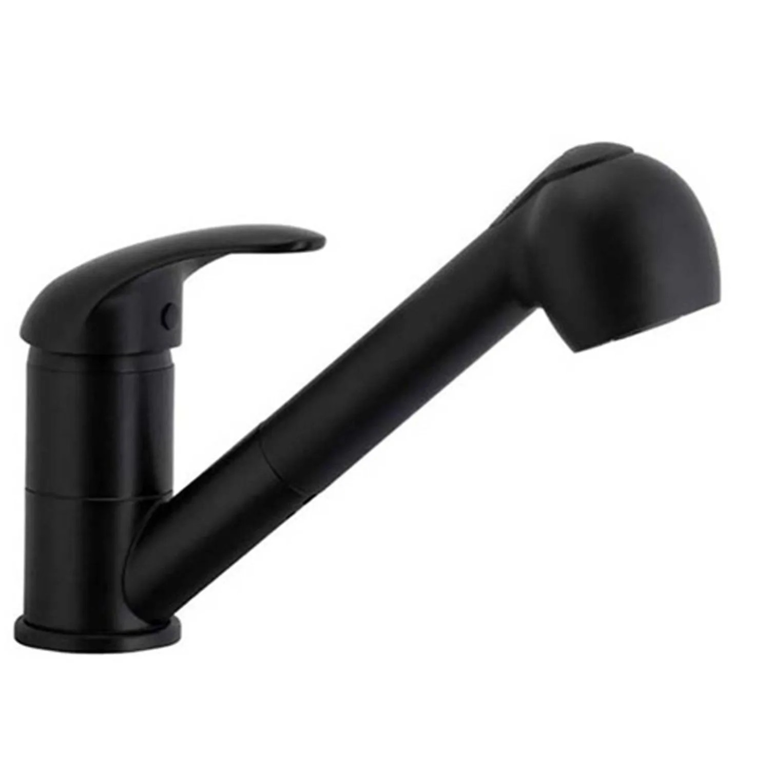 EVG Bateria kuchenna z wyciąganą wylewką Der czarna