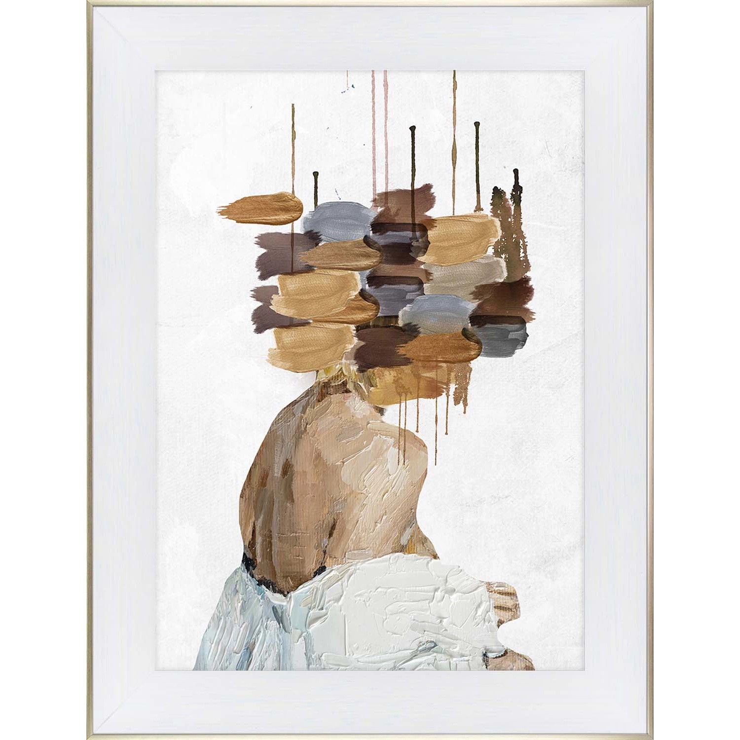 ARS LONGA Obraz WOMAN WITH ARTISTIC HEAD 64 x 84 cm