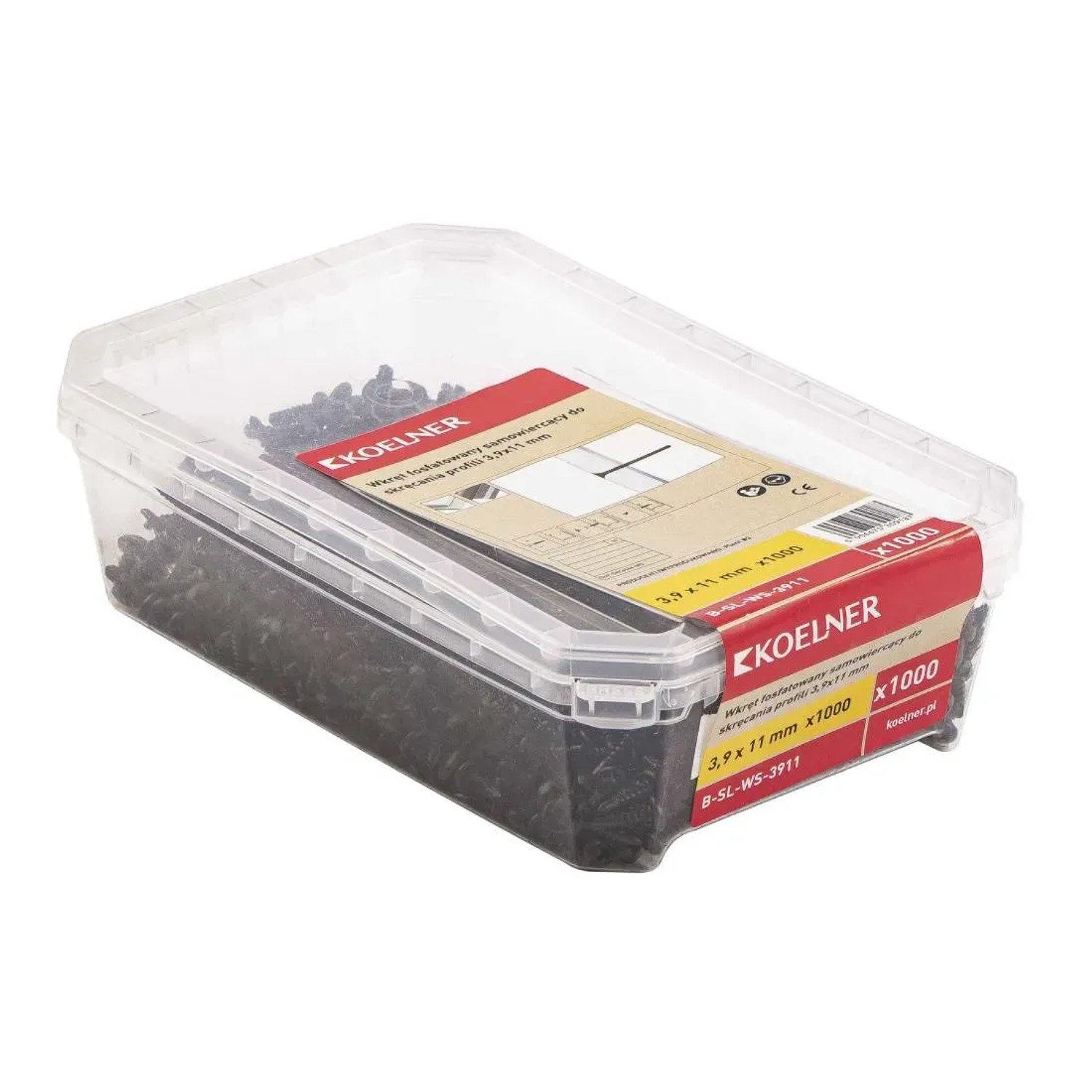 Koelner Wkręt do płyt GK SM do metalu 3,9 x 11 mm