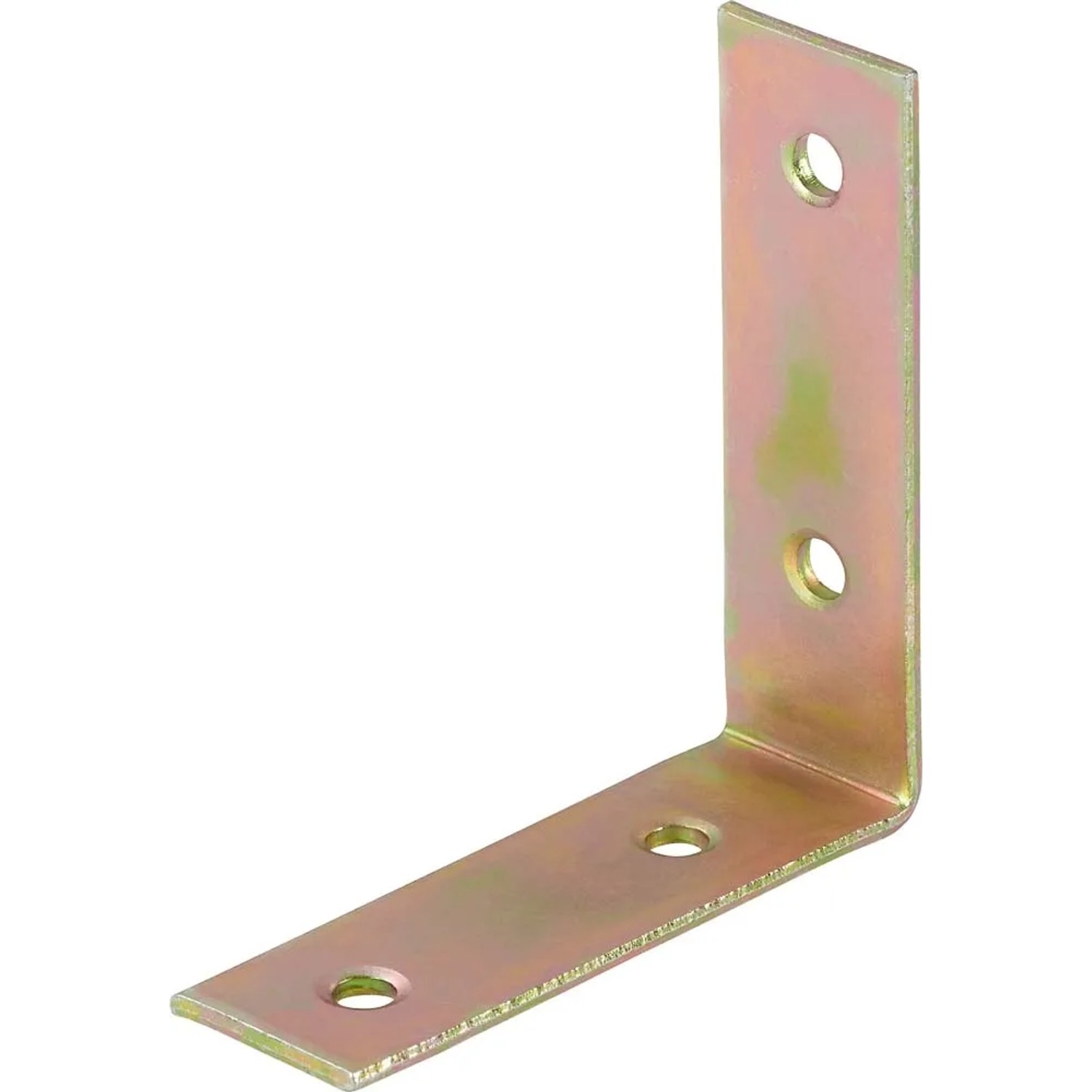 Kątownik meblowy 60 mm x 60 mm x 18 mm ocynkowany na żółto