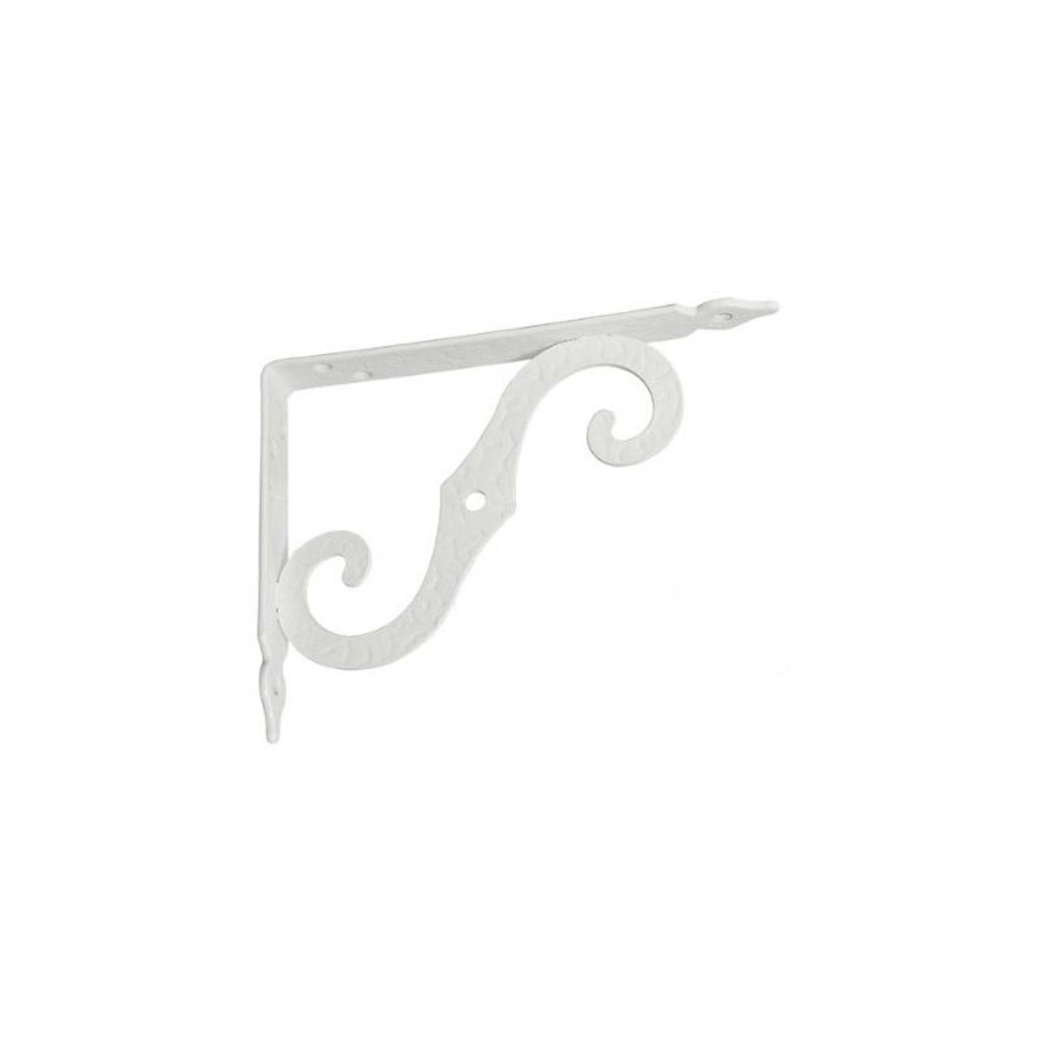 Agas Wspornik do półki 200 × 150 mm biały ornament