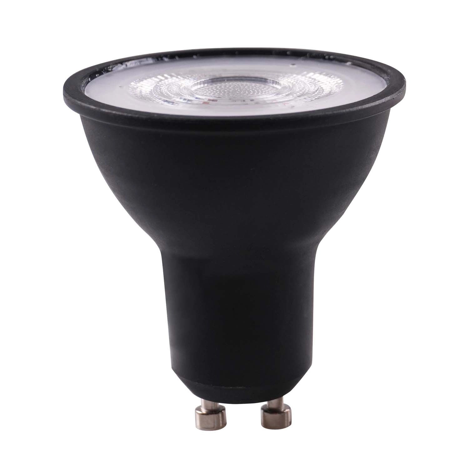 Goldlux Żarówka LED PLATINUM GU10 4,5W 4000K 450lm czarna