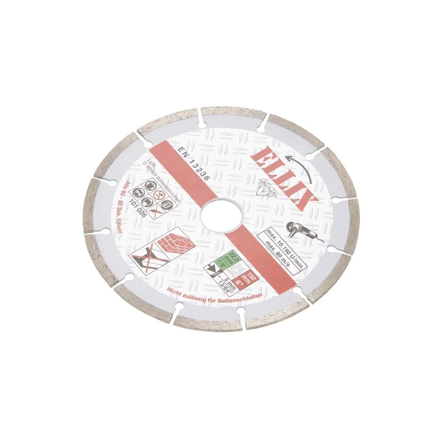 LUX-TOOLS Tarcza diamentowa segmentowa 150 mm