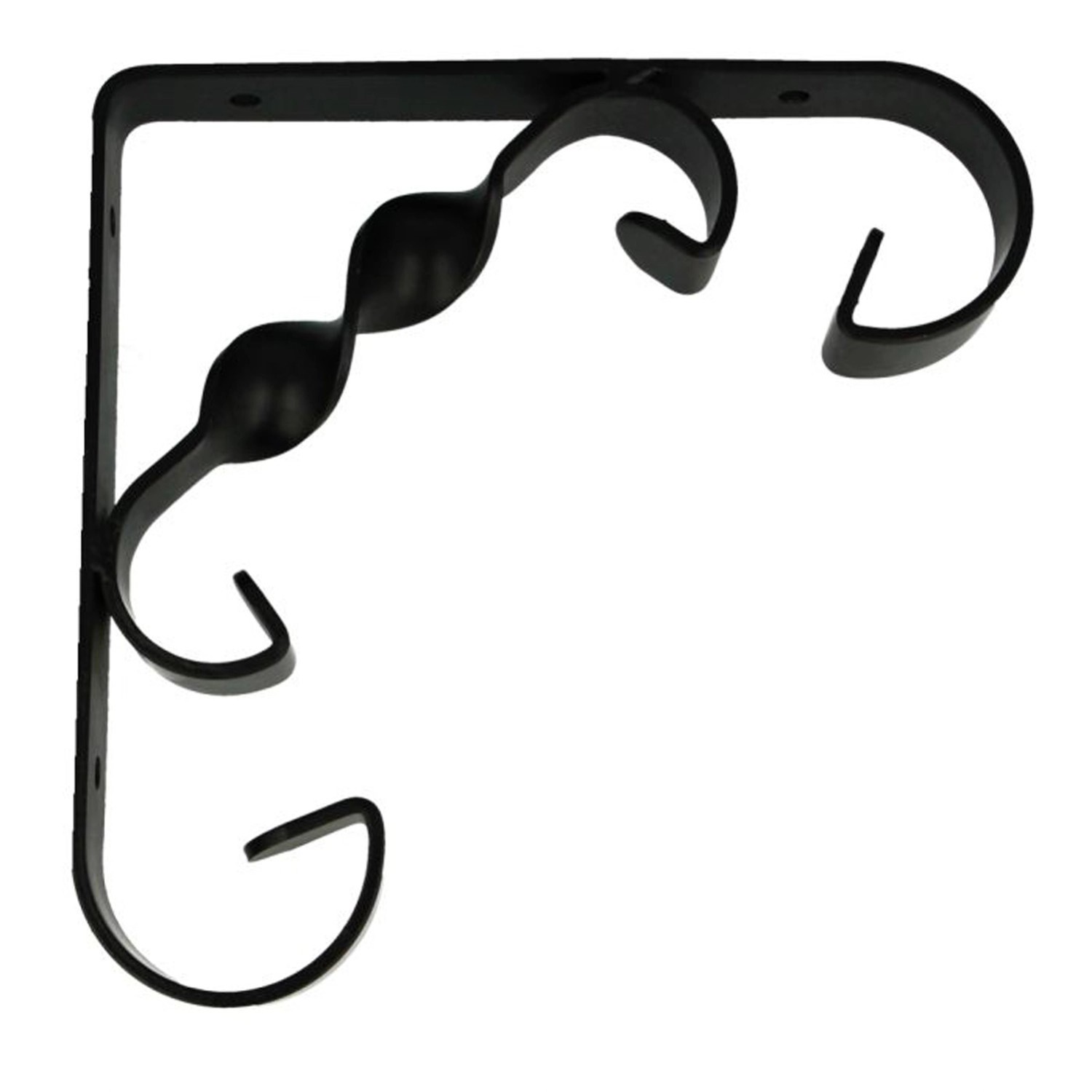 Agas Wspornik do półki 150 × 150 mm czarny max. 110 kg