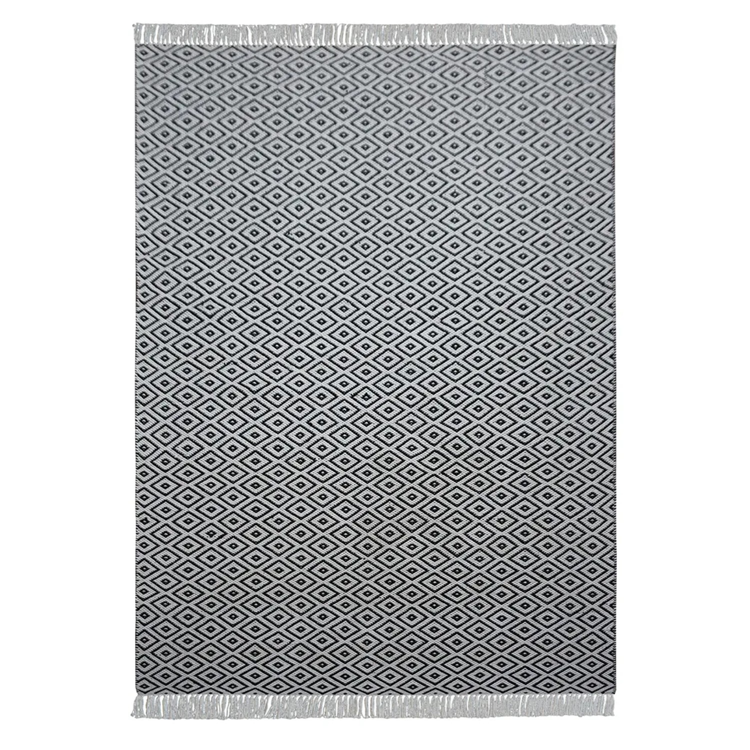 Dywan poliester dwustronny ciemny 160x230 cm