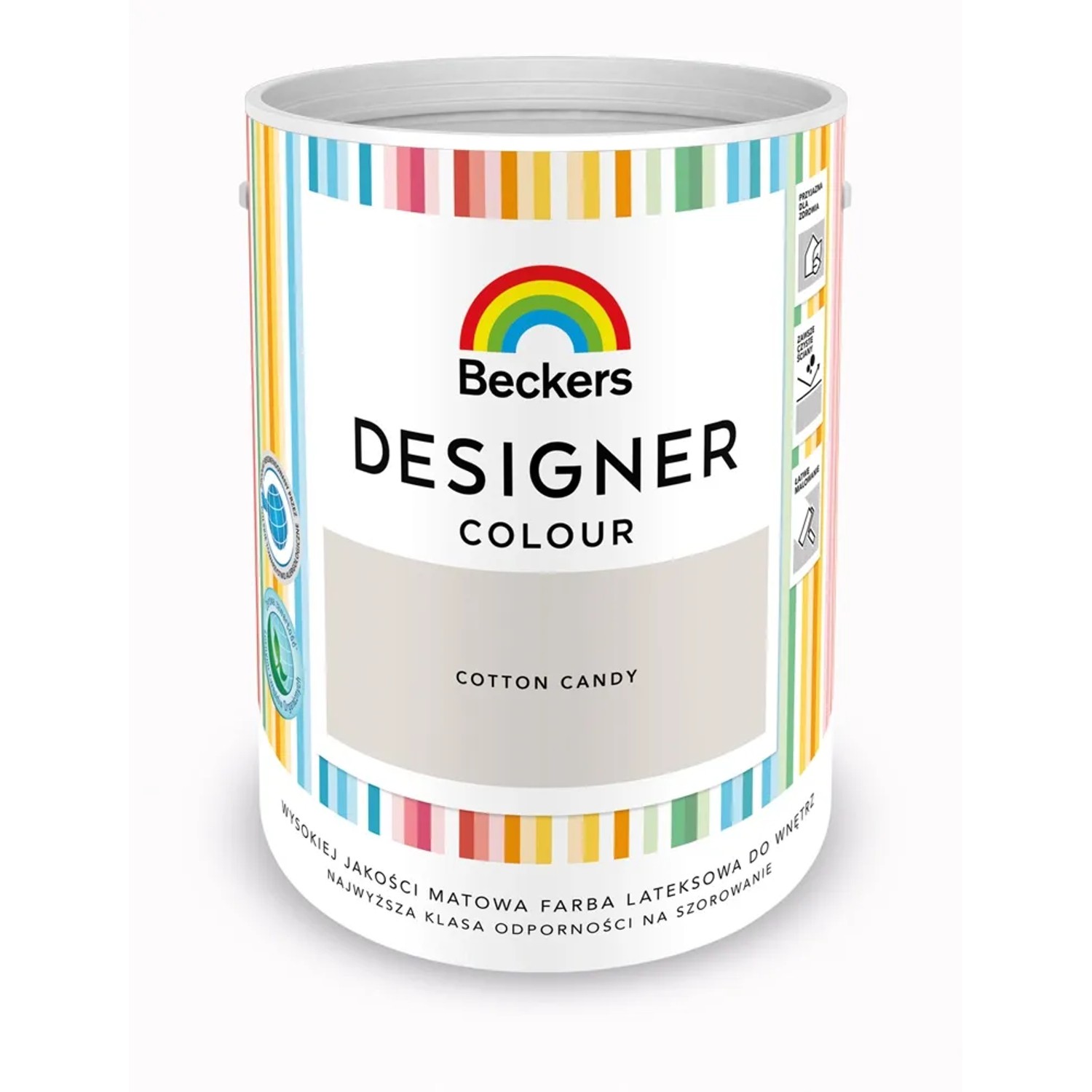 Farba lateksowa Beckers Designer cotton candy 5 l